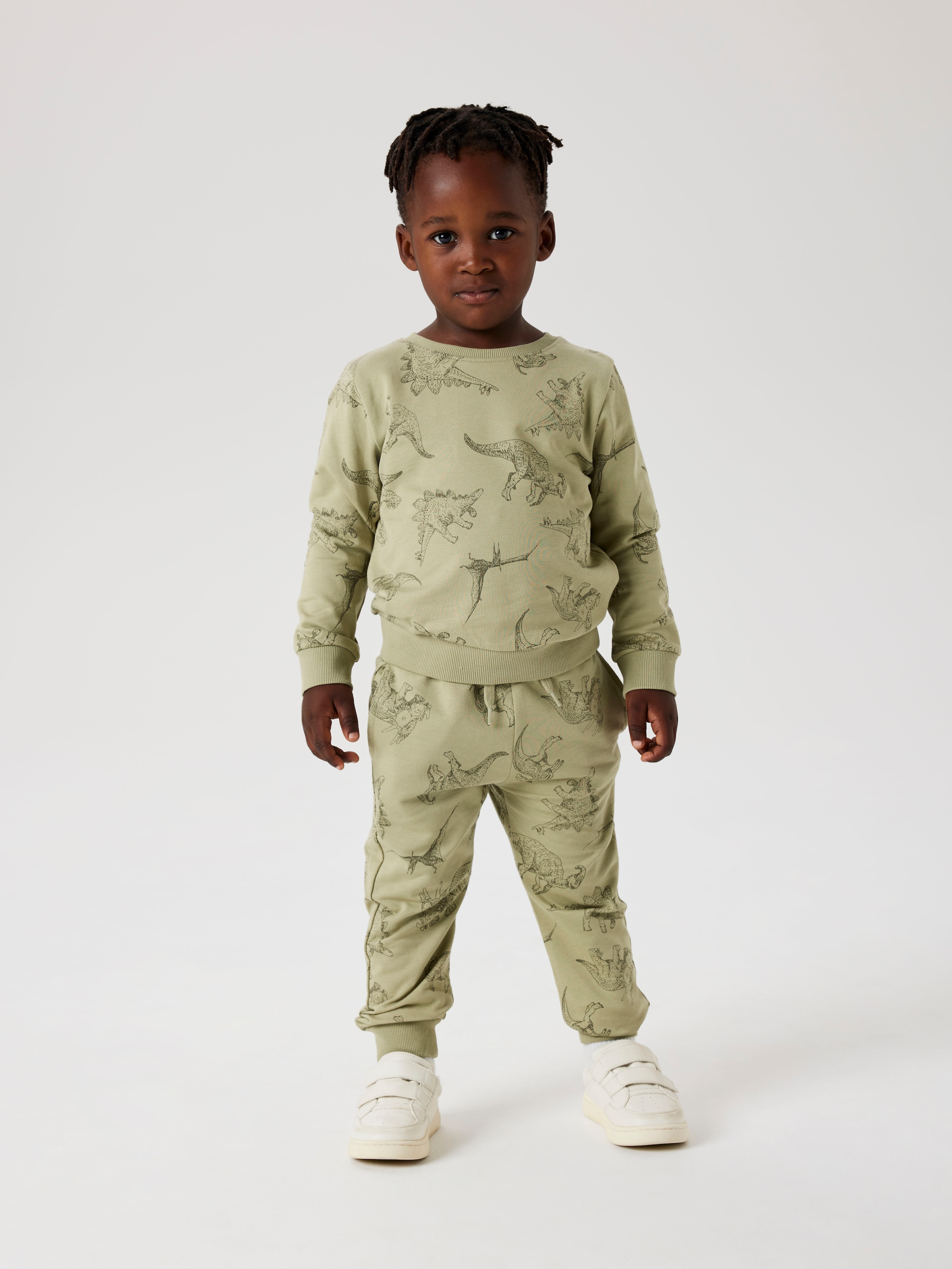 Name It Sweatshirt »NMMVARON für Jungen mit Alloverprint und Rippbündchen«, bedruckt, casual, regular fit, Baumwolle, Rundhals
