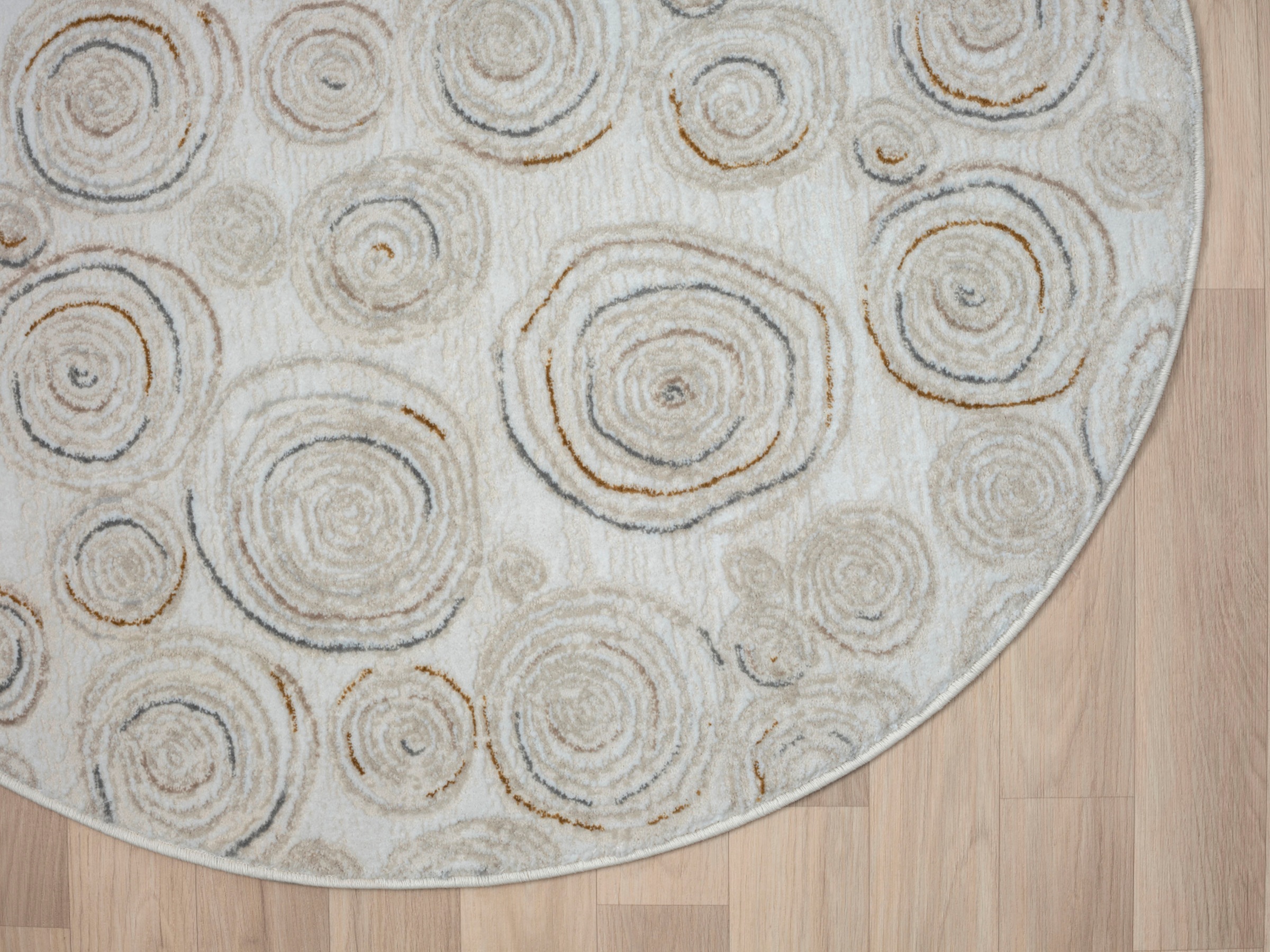 Myflair Möbel & Accessoires Teppich »My Style«, rund, 10 mm Höhe, Kurzflor, Scandi-Design, besonders weich durch Microfaser