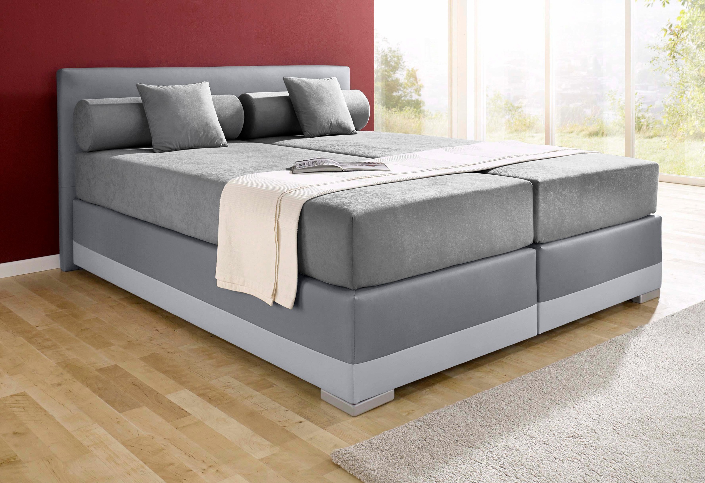 Maintal Boxspringbett »Lago«, in 3 verschiedenen Matratzenarten, H2 oder H3