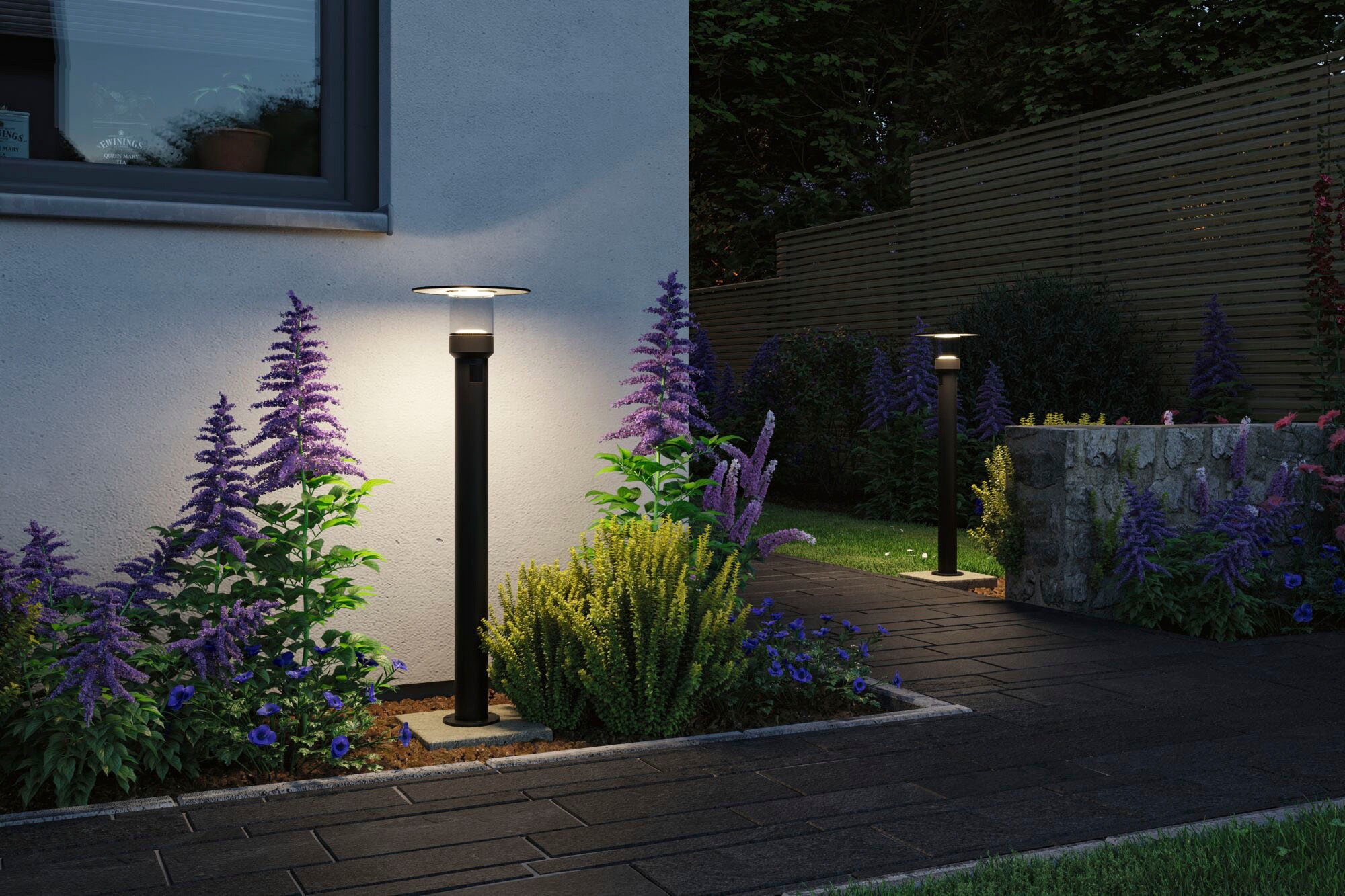 Paulmann LED Gartenleuchte »Sienna 230V Pollerleuchte«, 1 flammig, seewasserresistent, mit PIR-Sensor