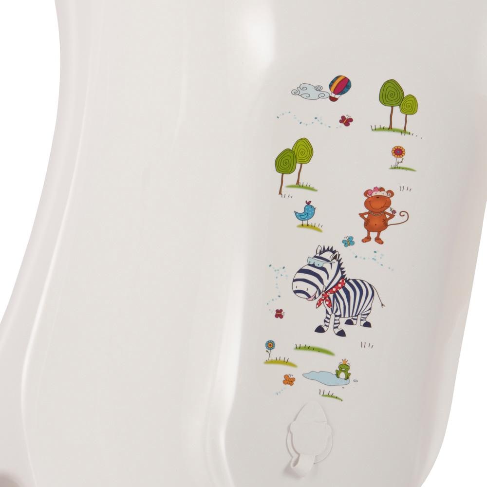 keeeper Babybadewanne »Maria - Hippo, weiß«, mit Stöpsel, Made in Europe