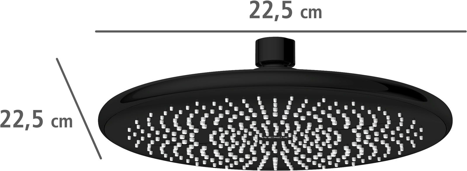 WENKO Regenduschkopf »Watersaving« Ø 22,5 cm