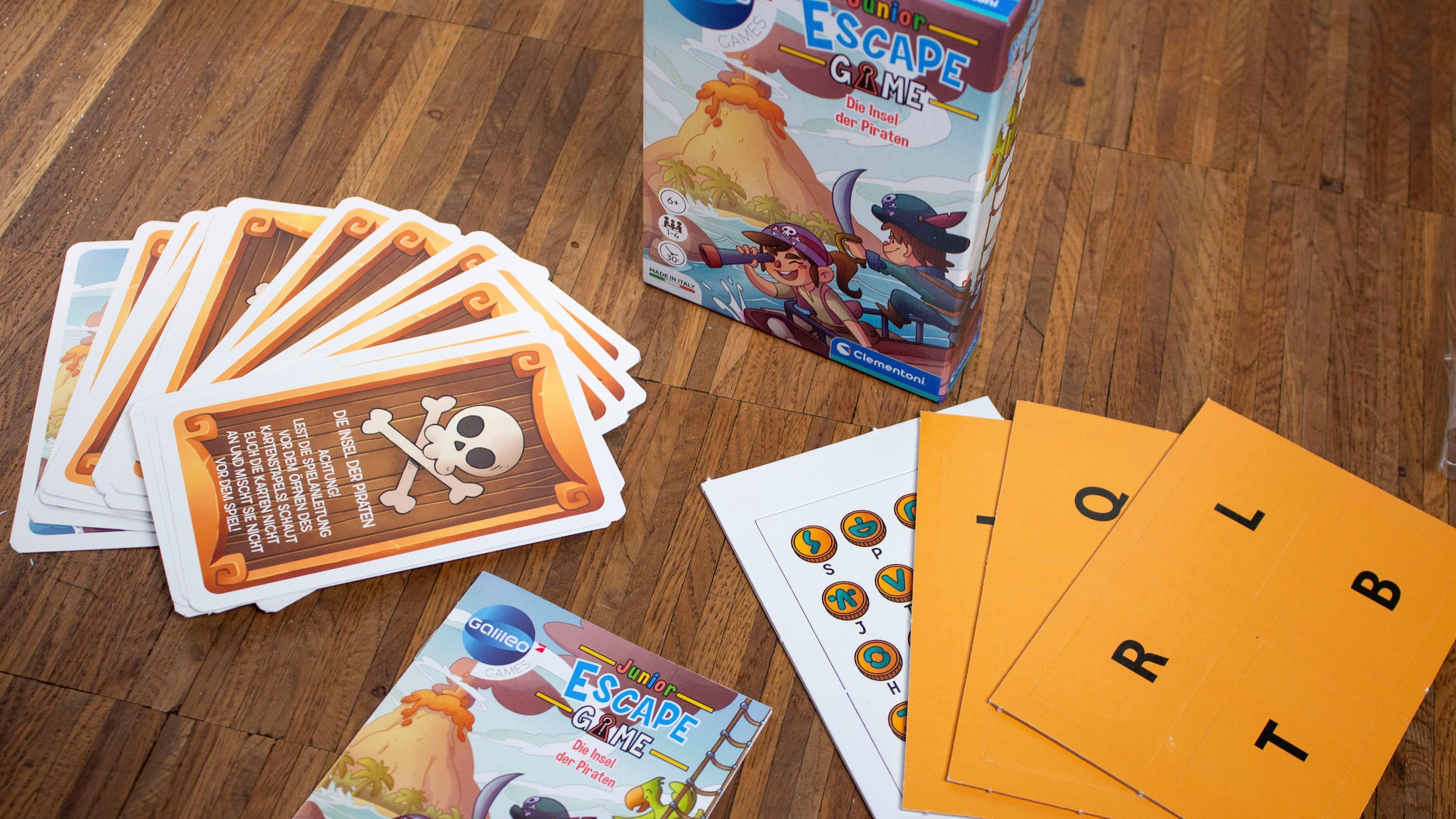 Clementoni® Spiel »Galileo, Escape Game Junior Die Insel der Piraten«, Made in Europe