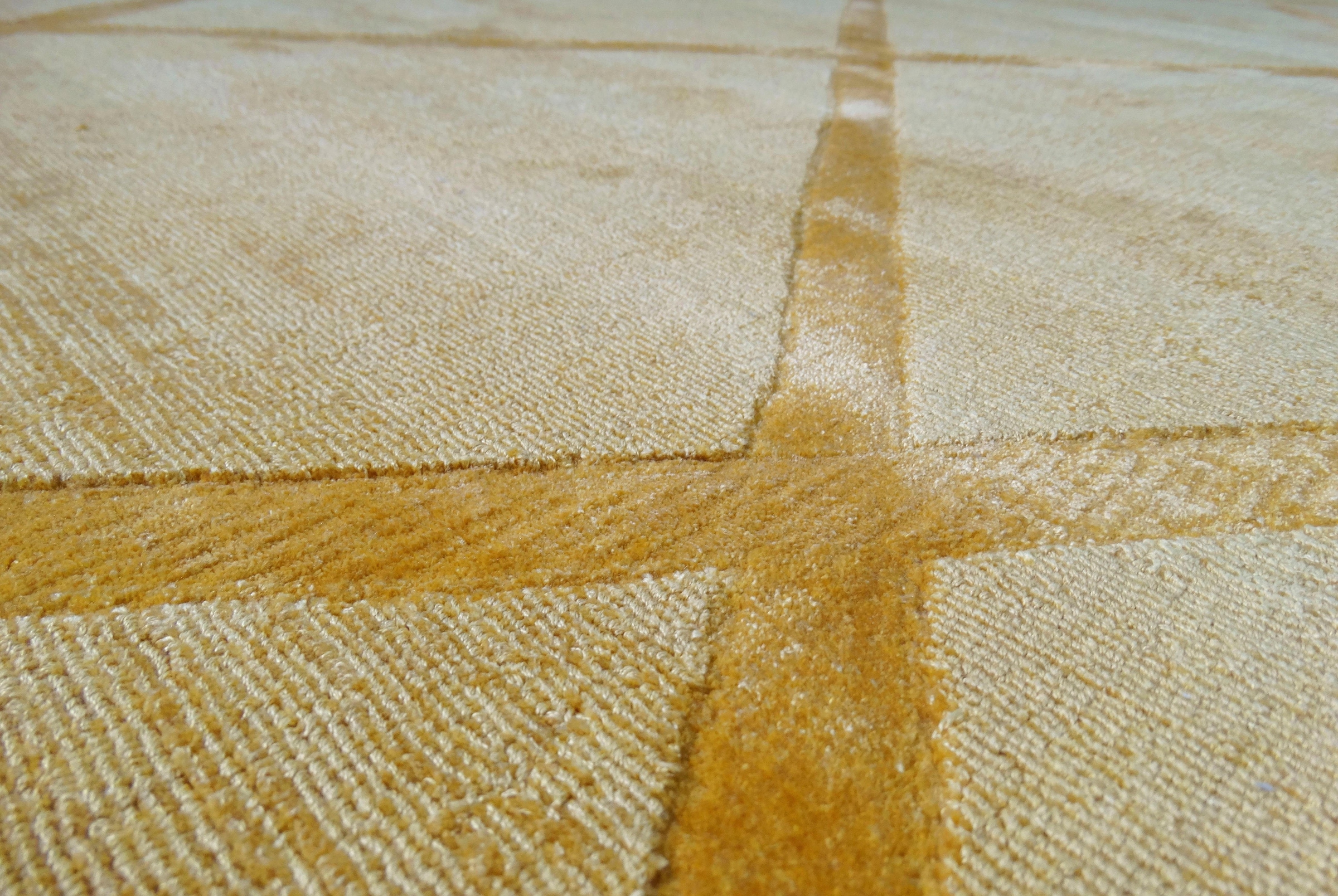 calo-deluxe Teppich »Viteox 210« rechteckig 13 mm Höhe Viskose, Kurzflor, Wohnzimmer