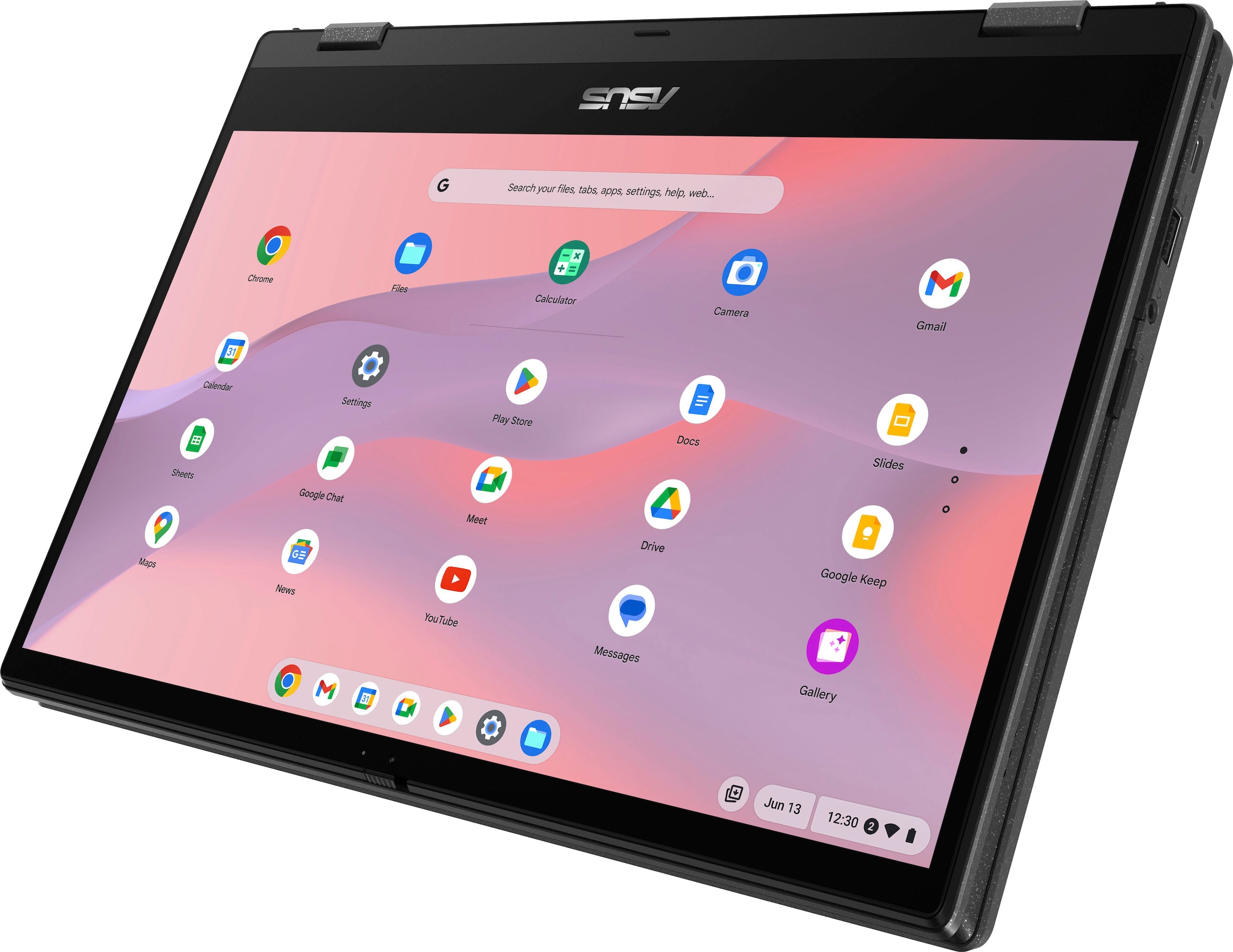 Asus Convertible Notebook »Chromebook CM1402FM2A-EC0106 Flip CM1«, 35,6 cm, / 14 Zoll, MediaTek, Kompanio, Mali-G52 MC2, 128 GB SSD, ChromeOS, Clamshell Laptop with Full HD IPS Touch Display