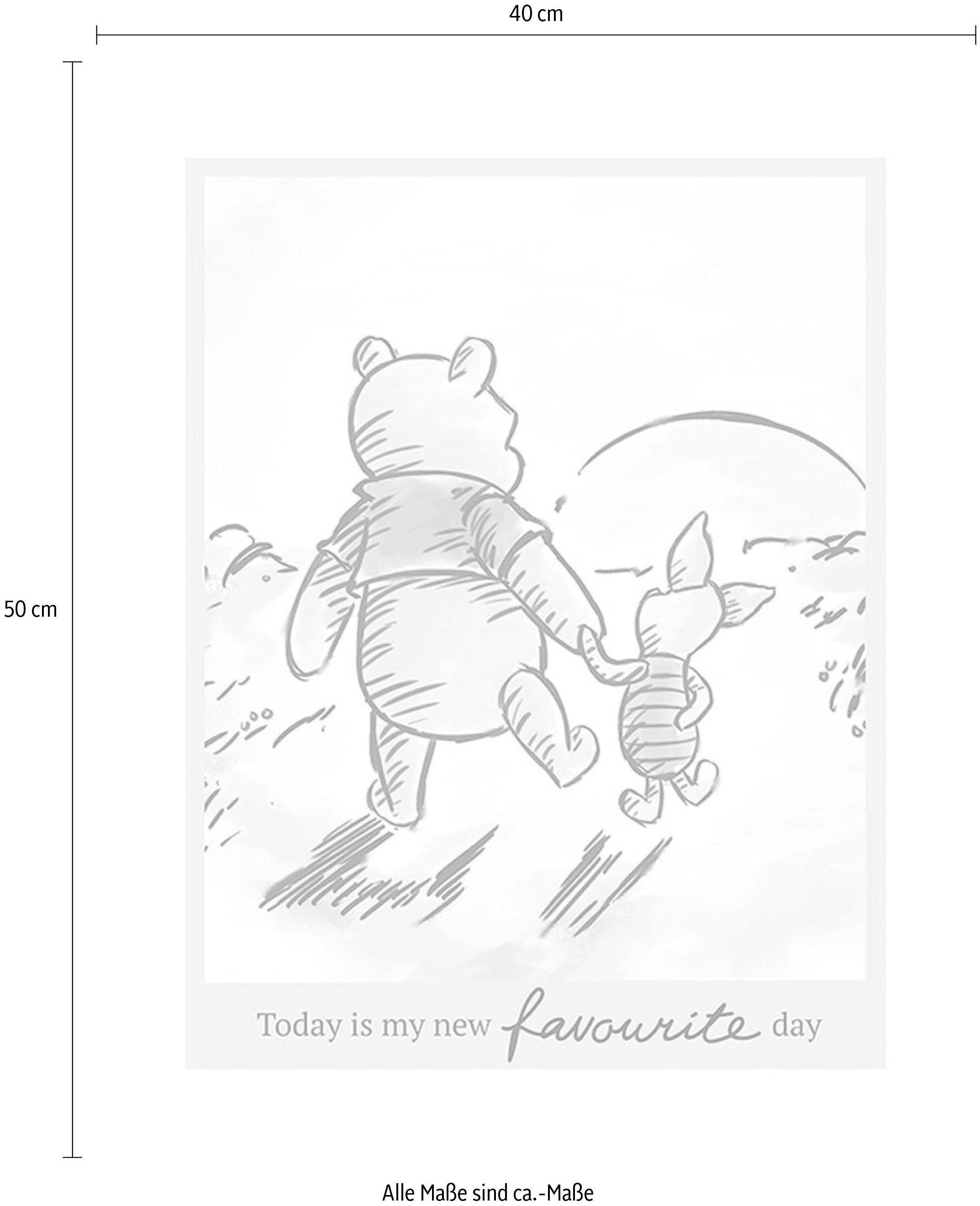 Komar Poster »Winnie Pooh Today«, 3 | Disney, mit Schlafzimmer, Wohnzimmer Garantie St.), Jahren kaufen XXL online (1 Kinderzimmer