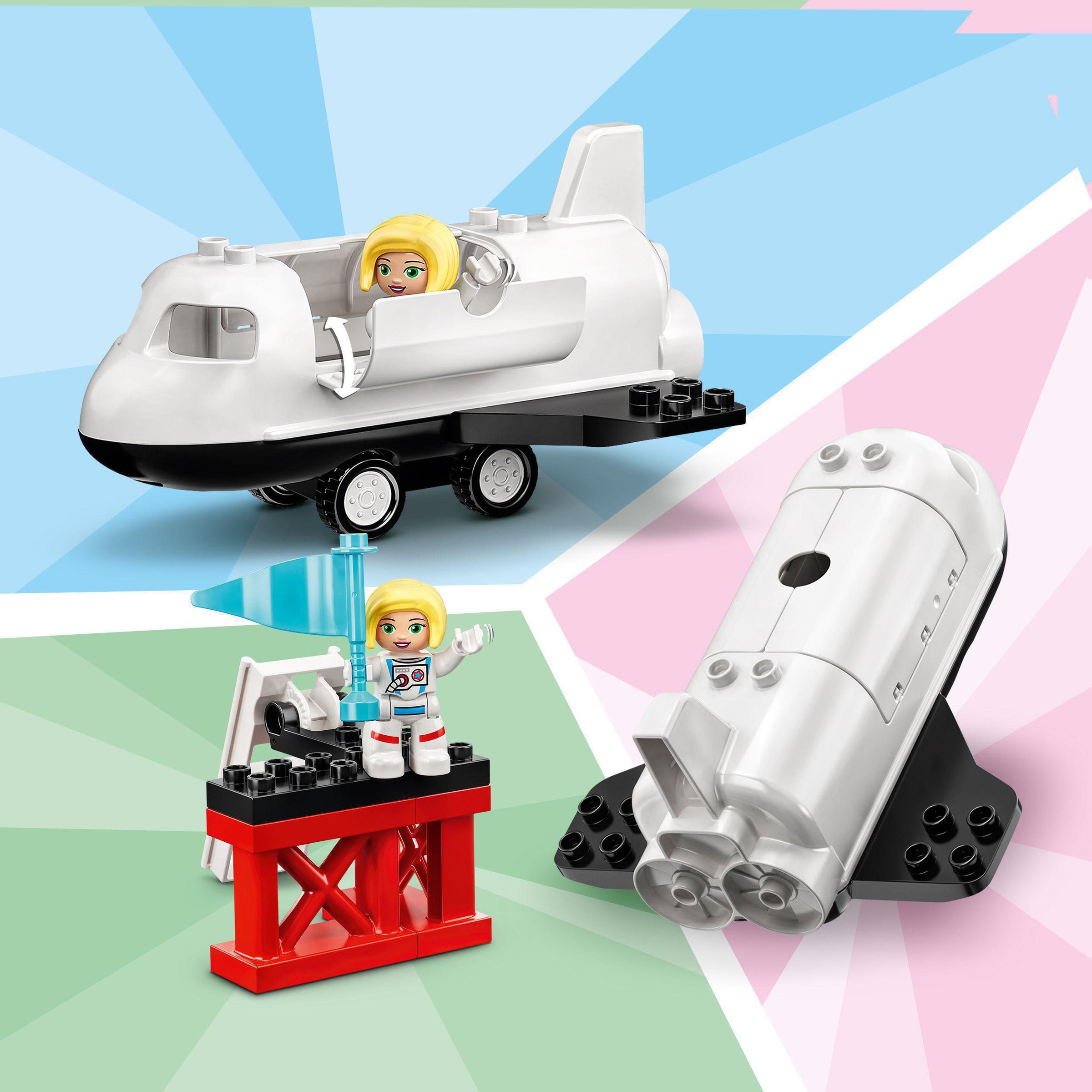 LEGO® Konstruktionsspielsteine »Spaceshuttle Weltraummission (10944), LEGO® DUPLO® Town«, (23 St.), Made in Europe