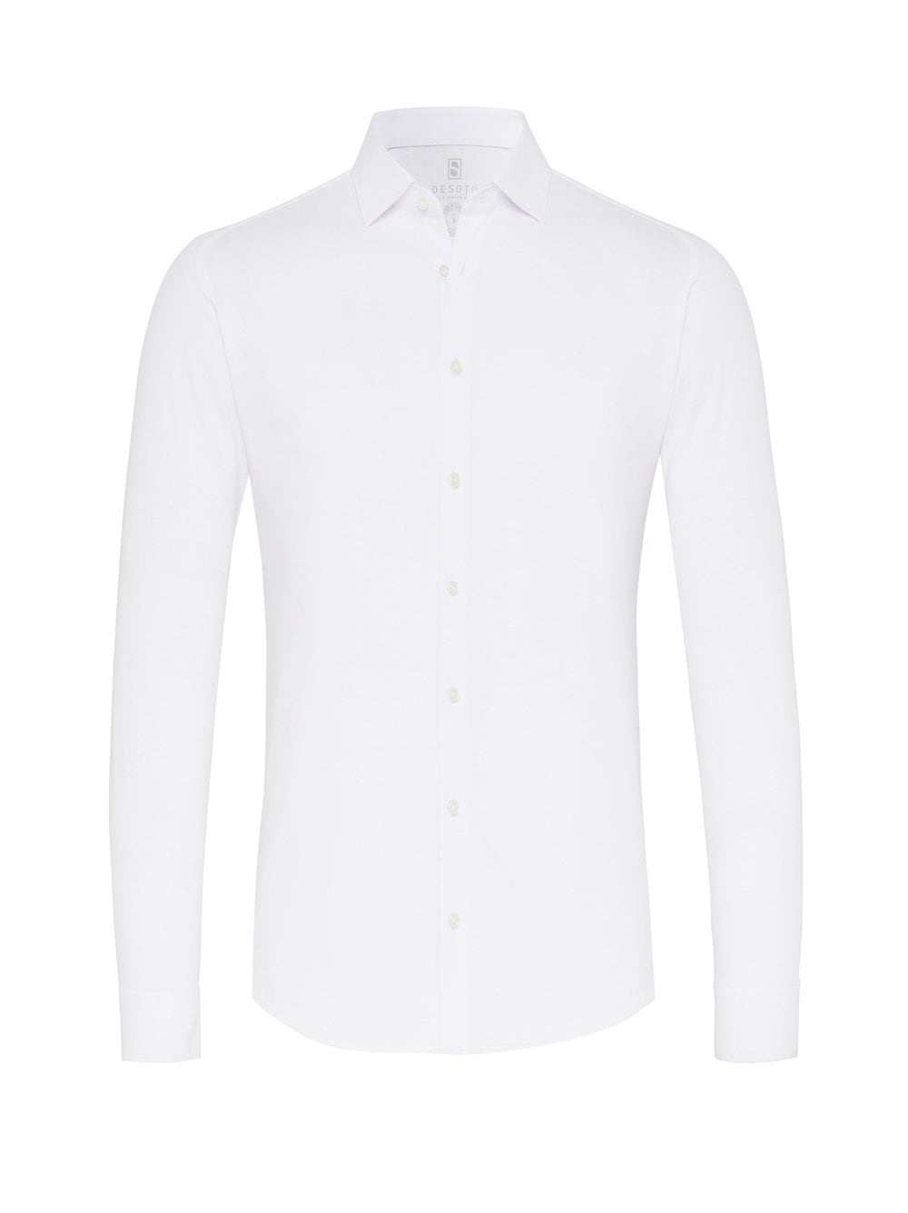 DESOTO Langarmhemd »Jerseyhemd Casual Kent langarm«, Flexibler Stretch