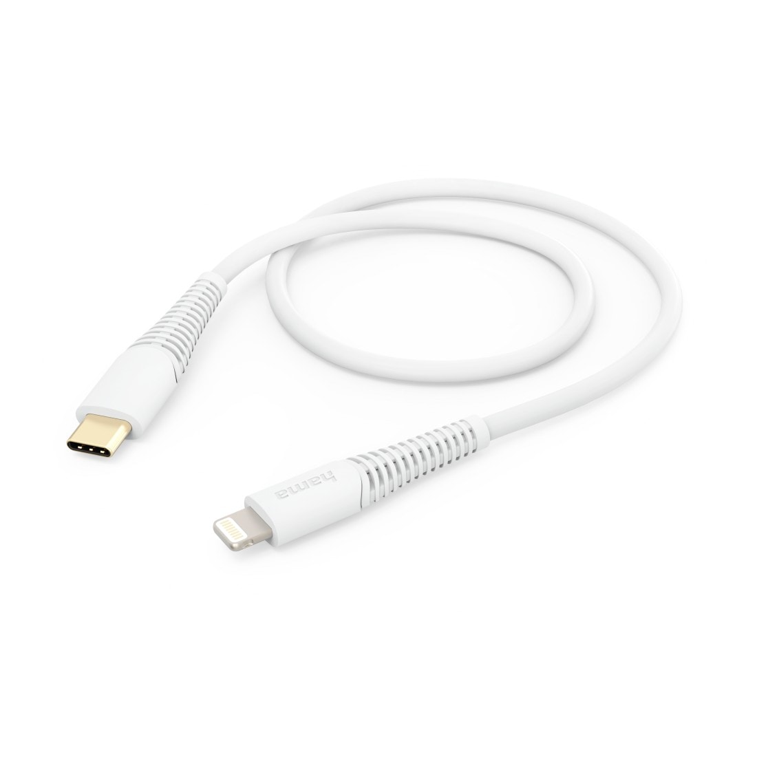 Hama USB-Kabel »Ladekabel, USB-C - Lightning, 1,5 m, Weiß« Lightning USB-C 150 cm Datenübertragung, Schnellladefunktion