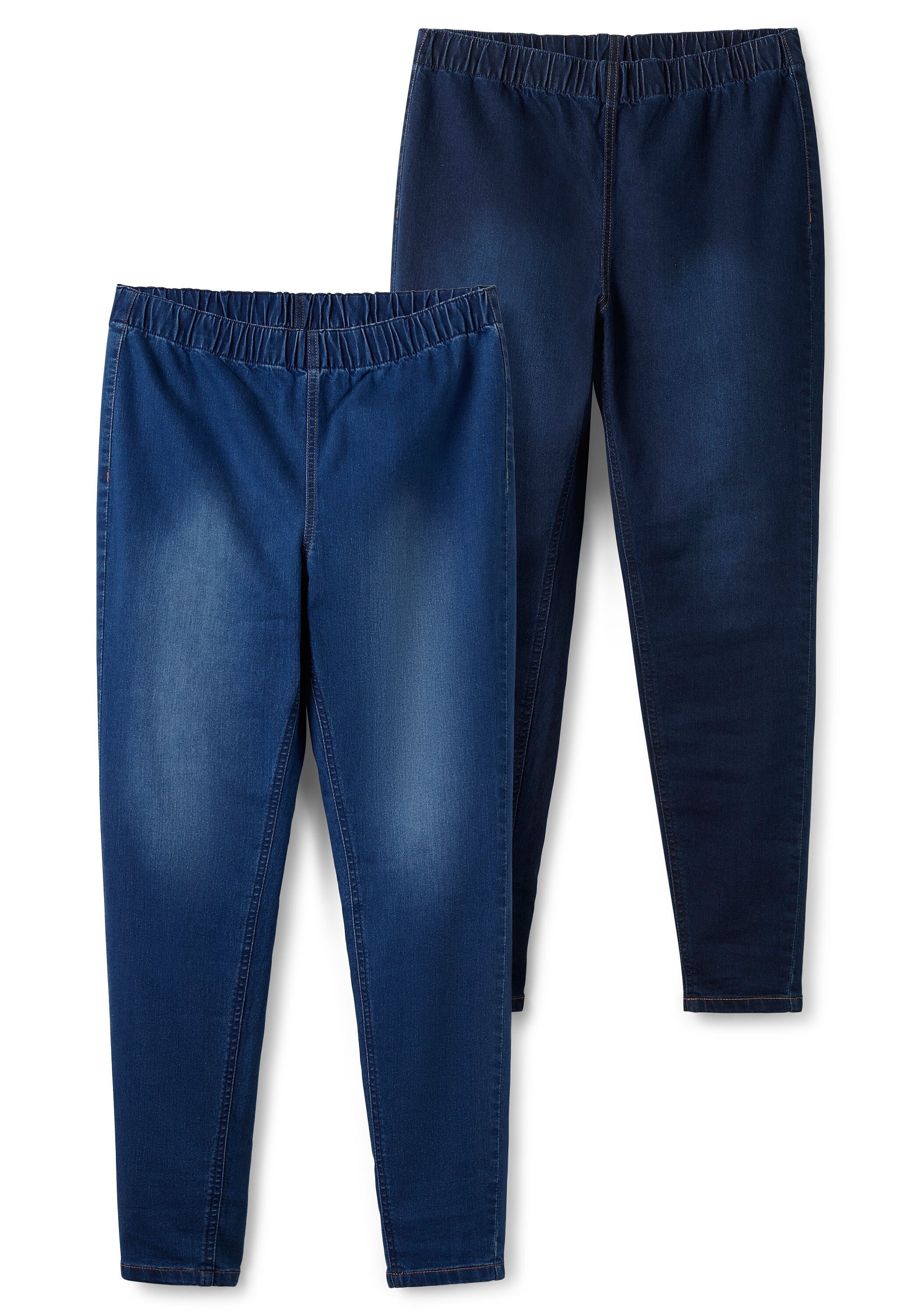 Sheego Jeansjeggings »Jeggings im Doppelpack, mit Kontrastnähten«