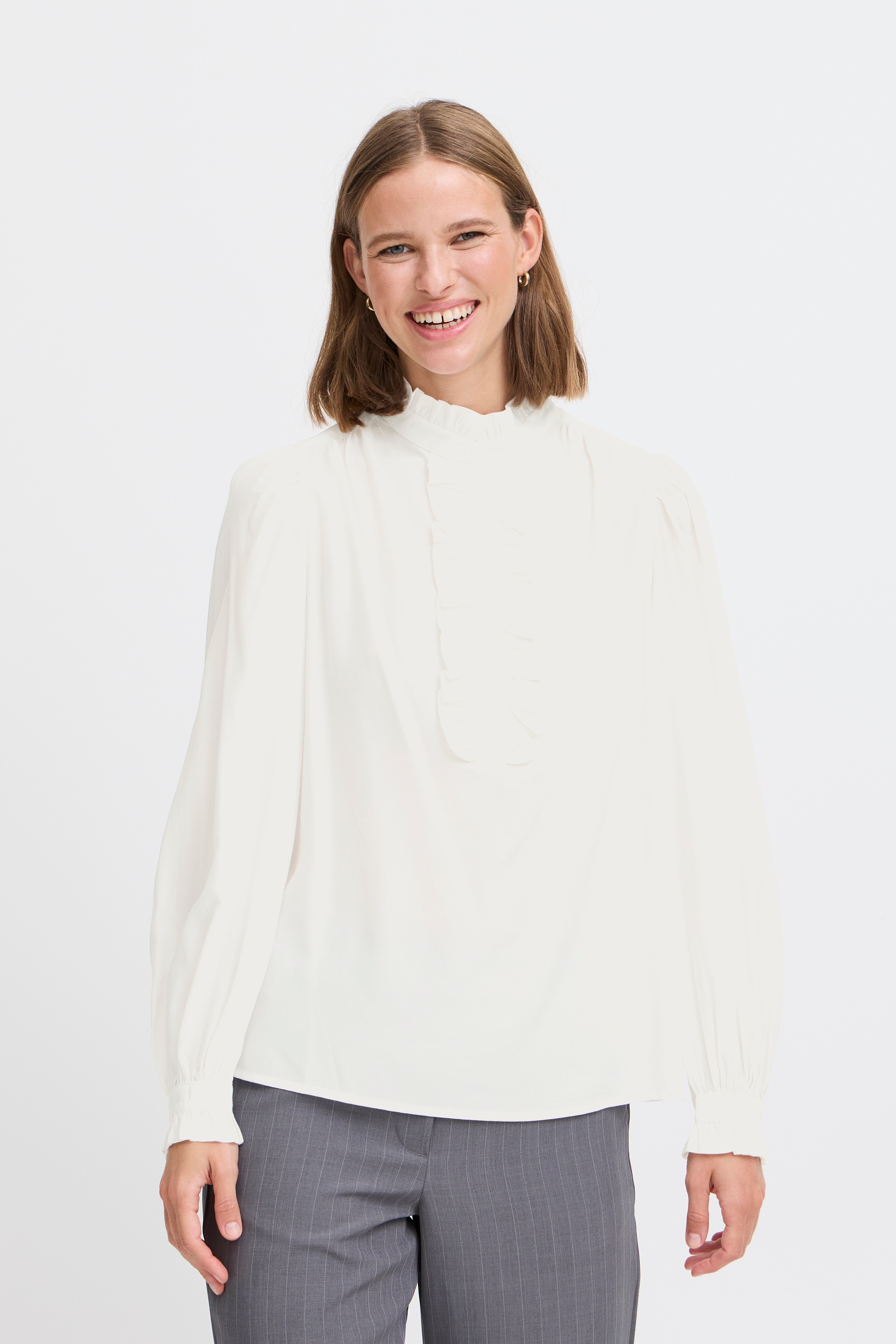 b.young Kurzarmbluse »Damen Kurzarm-Bluse BYFENJA«
