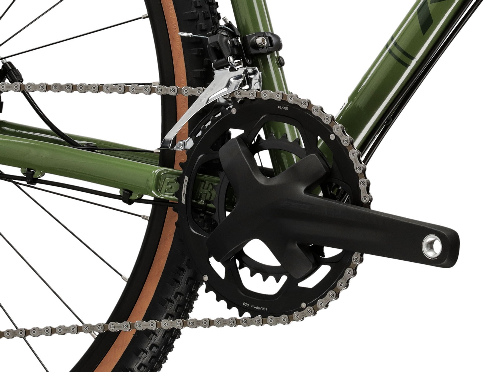 Kross Gravelbike »KROSS Gravelbike Esker 4.0 28" grün« 20 Gang Shimano GRX RX400 Schaltwerk Kettenschaltung