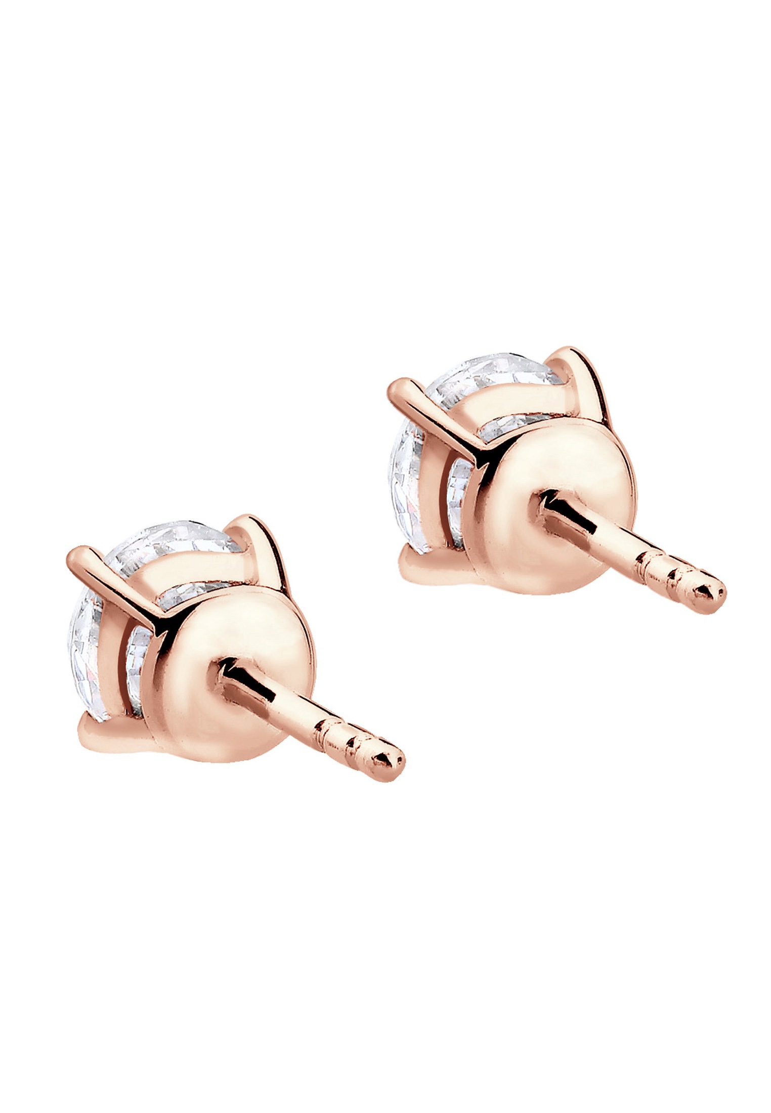 Elli Paar Ohrstecker »Ohrringe Basic Kristalle 925 Silber vergoldet«