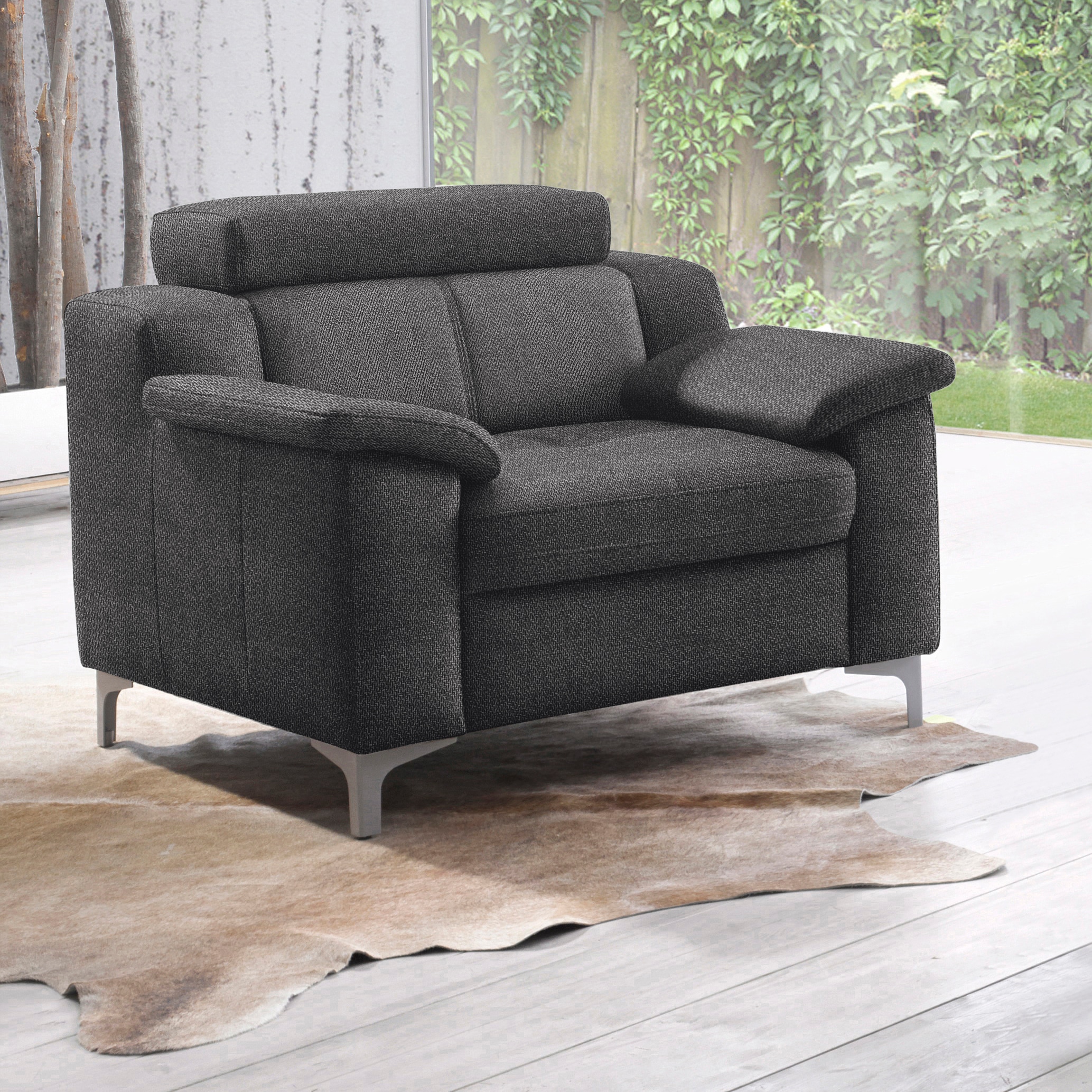 Sessel »Florenz, Loungesessel, Relaxsessel mit hohem Sitzkomfort, modern«, bequeme...