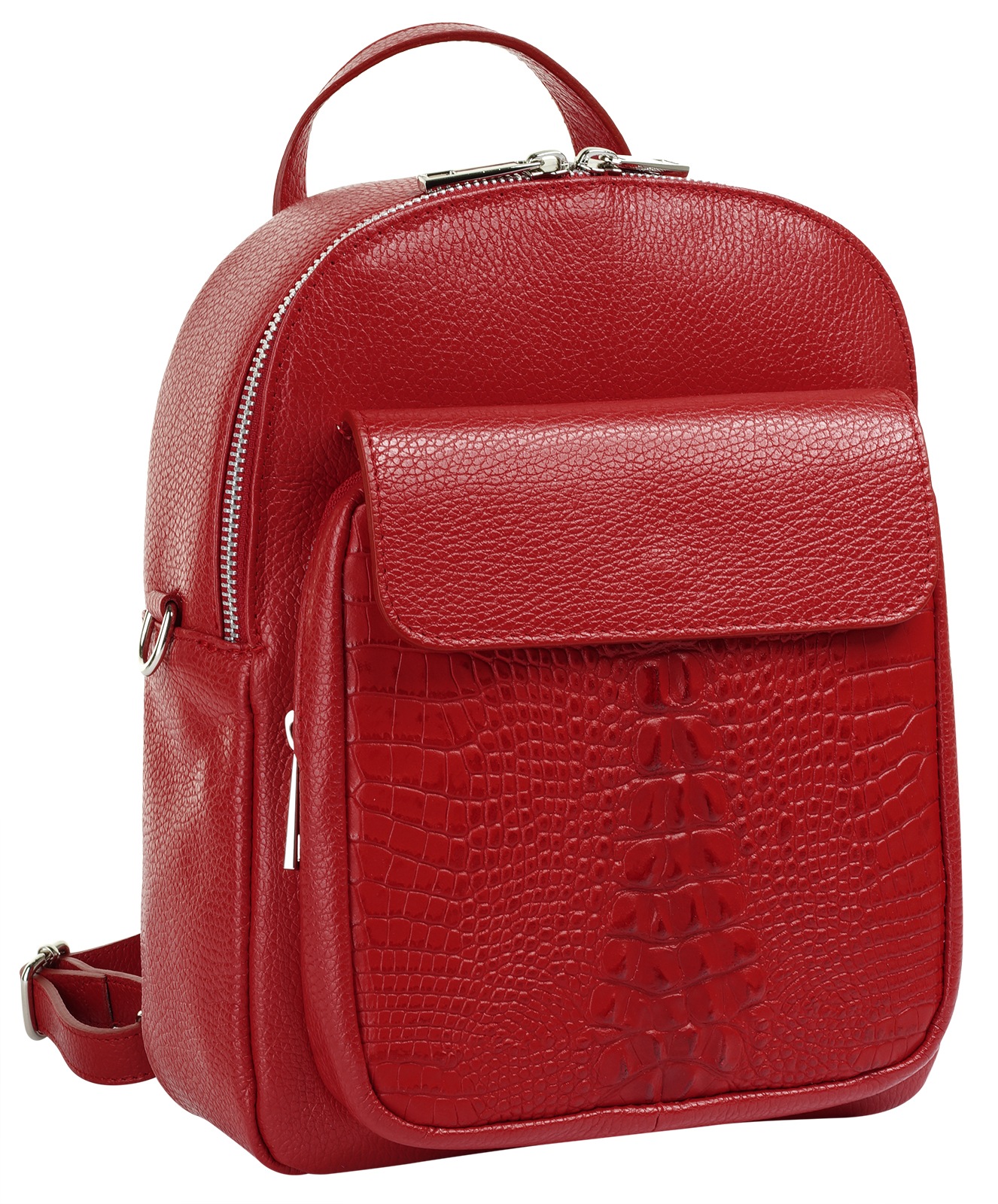 Cluty Cityrucksack, echt Leder, Made in Italy