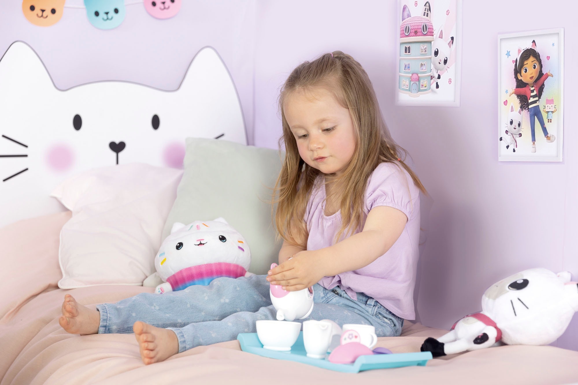 Smoby Spielgeschirr »Gabby's Dollhouse Teeservice«, (8 tlg.), Made in Europe