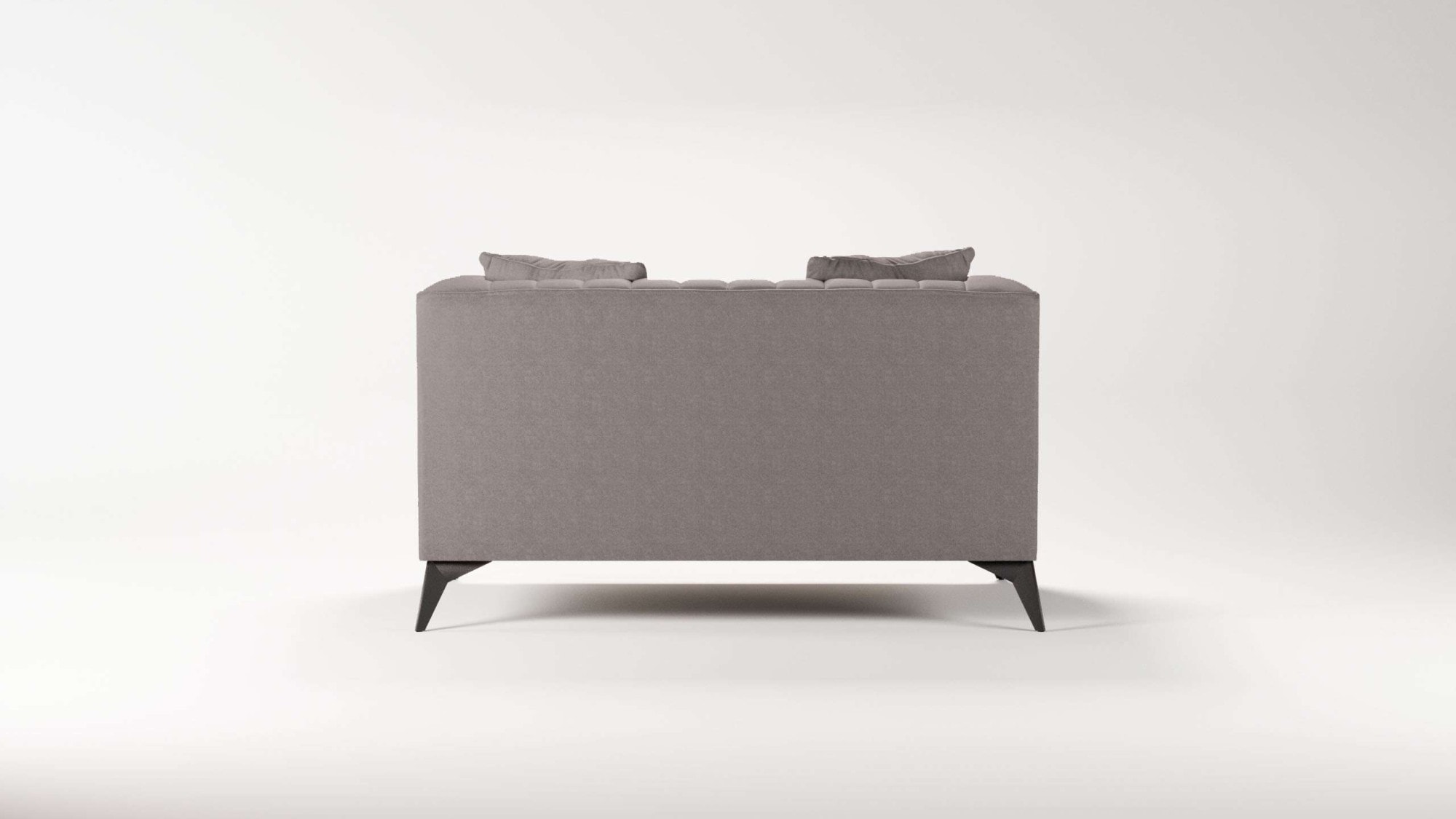 Places of Style Loveseat »MATTHEW Loungesessel, Maße B/T/H: 130/86/74 cm«, incl. Zierkissen, feine Steppung im Rücken, belastbar bis 200kg