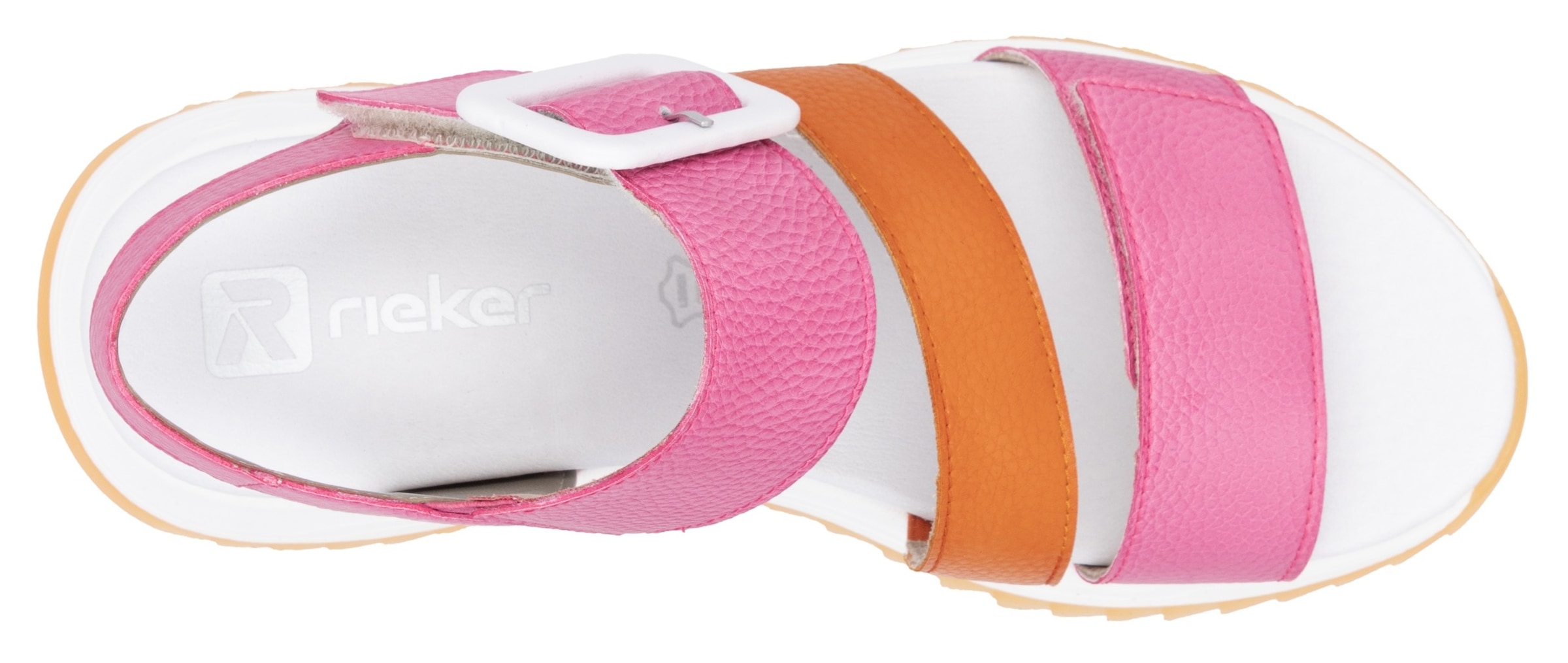 RIEKER Sport Riemchensandale, Sommerschuh, Klettschuh, Outdoorsandale mit weichem Fußbett