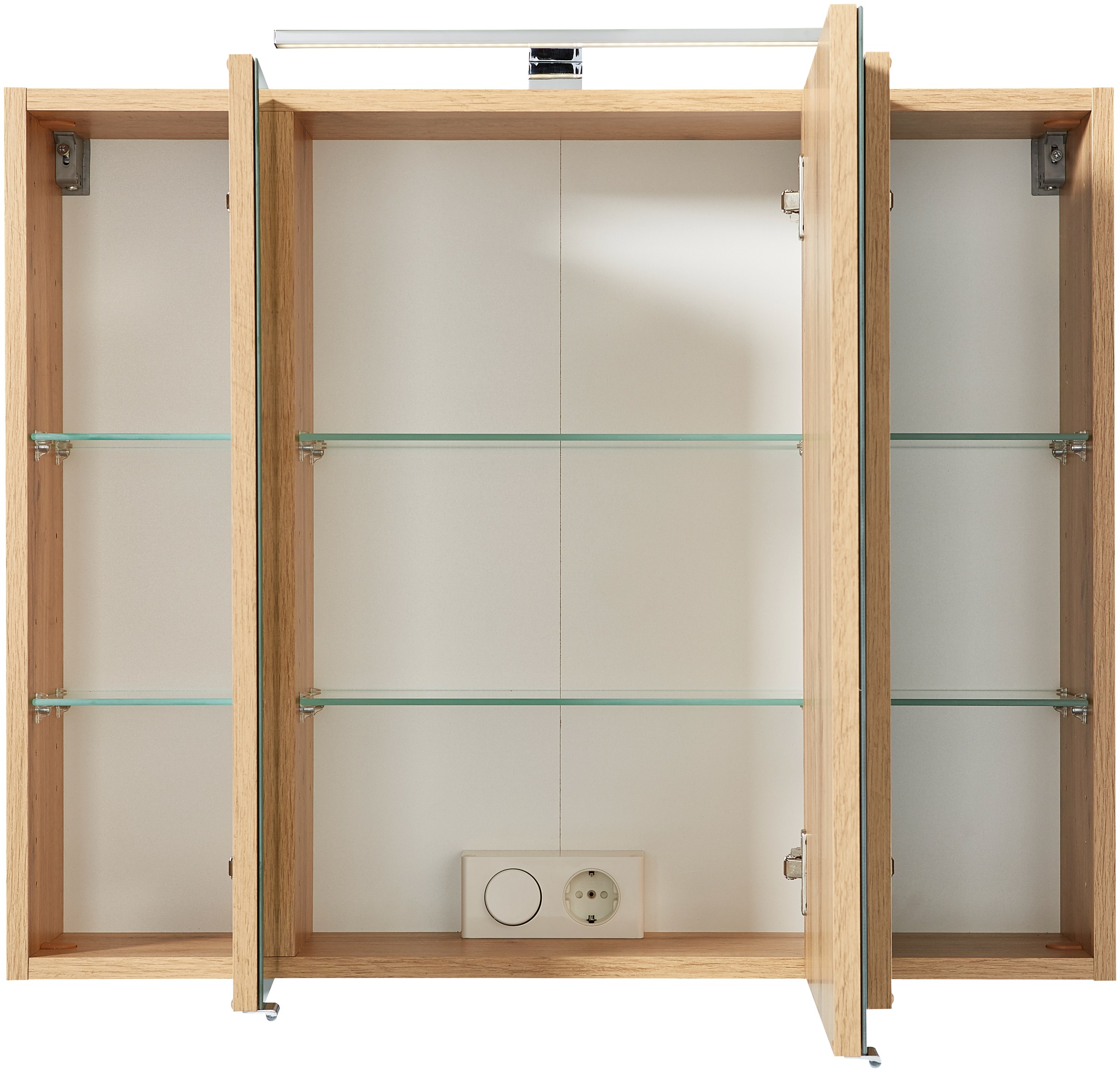 HELD MÖBEL Spiegelschrank »Malibu«, Breite 80 cm, mit Spiegeltüren und  Türendämpfern online kaufen | mit 3 Jahren XXL Garantie | Spiegelschränke