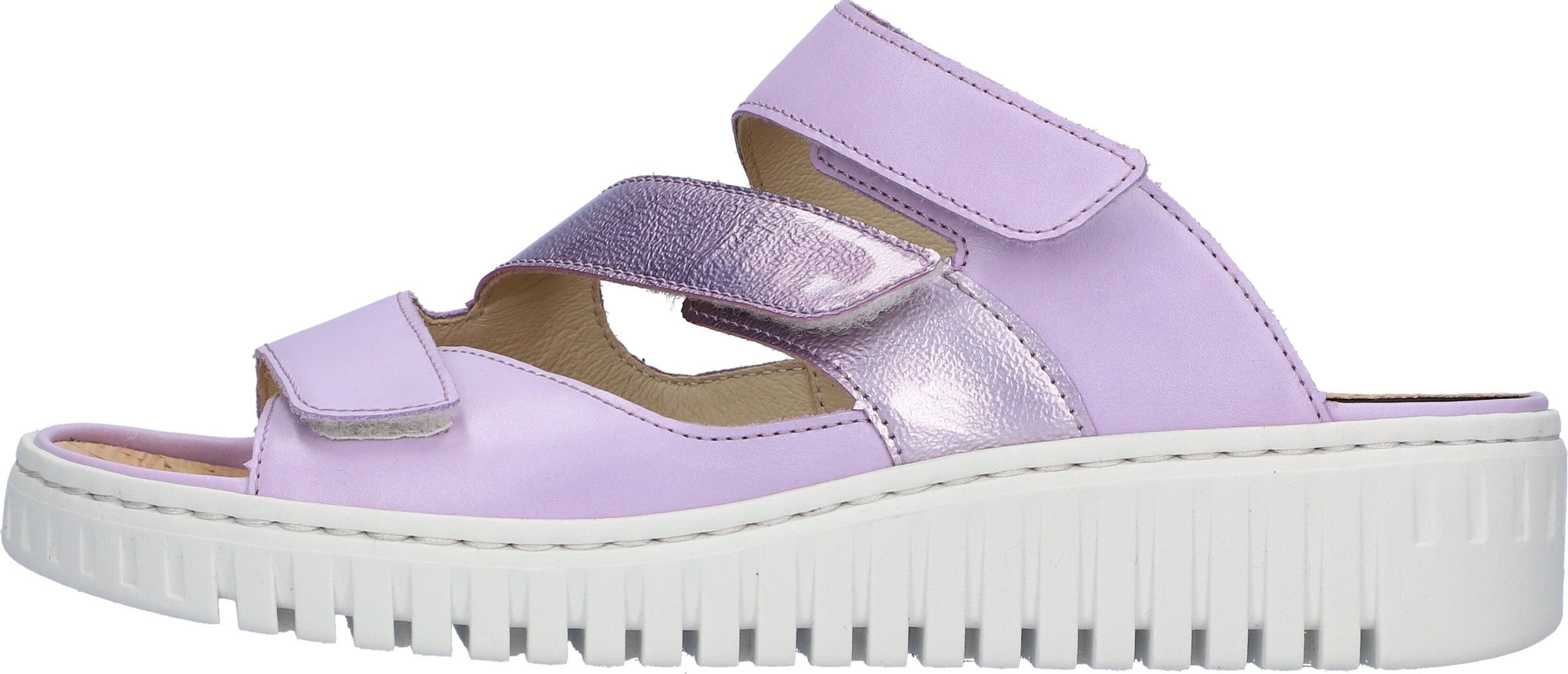 Waldläufer Pantolette »H-Willow«, Keilabsatz, Sommerschuh, Schlappen mit Klettverschlüssen, Weite H
