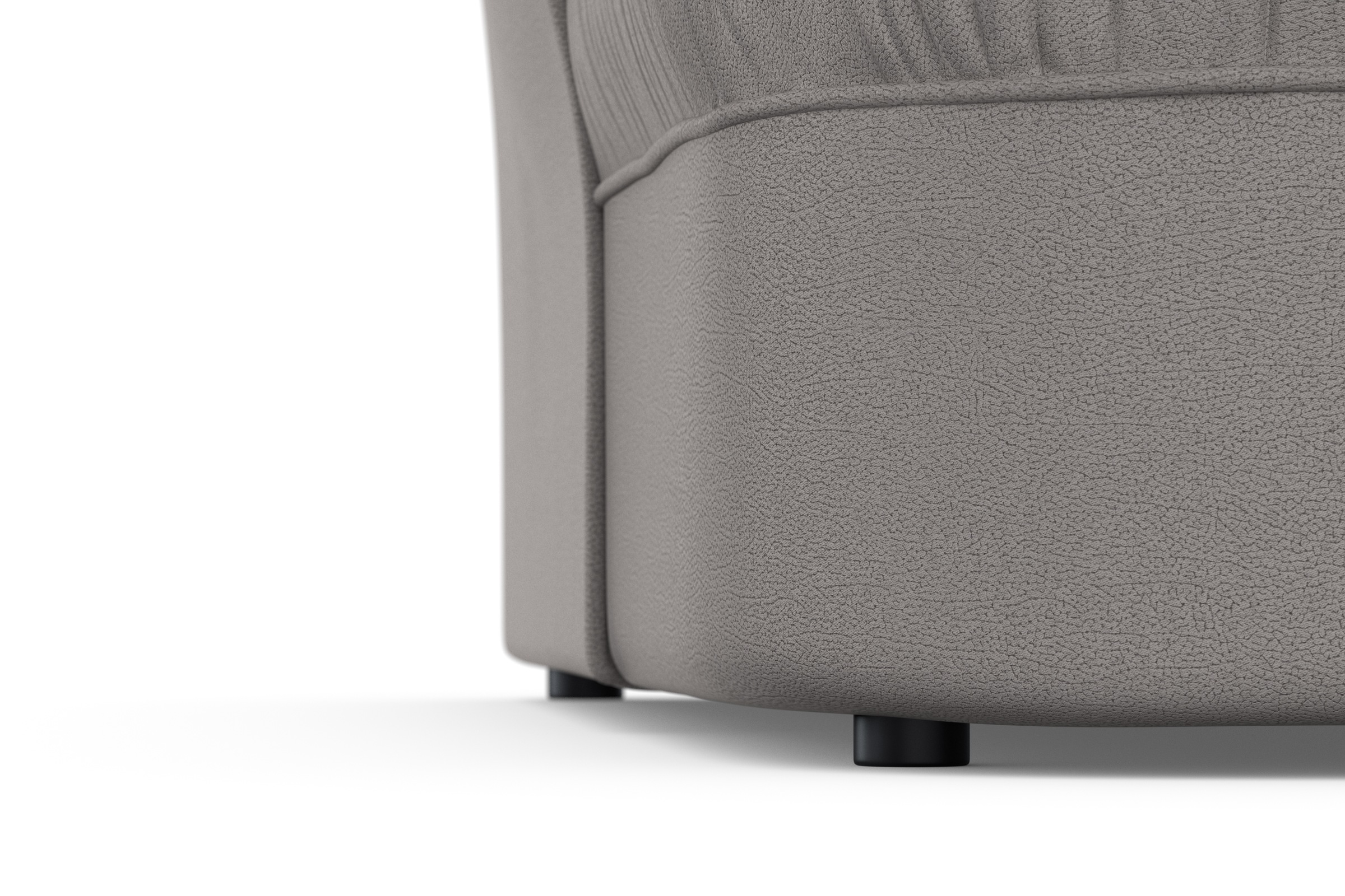 DOMO collection Ecksofa »Pegnitz, elegante Rückensteppung, kompakte Stellmaße 238/141cm, L-Form«, wahlweise mit Bettfunktion