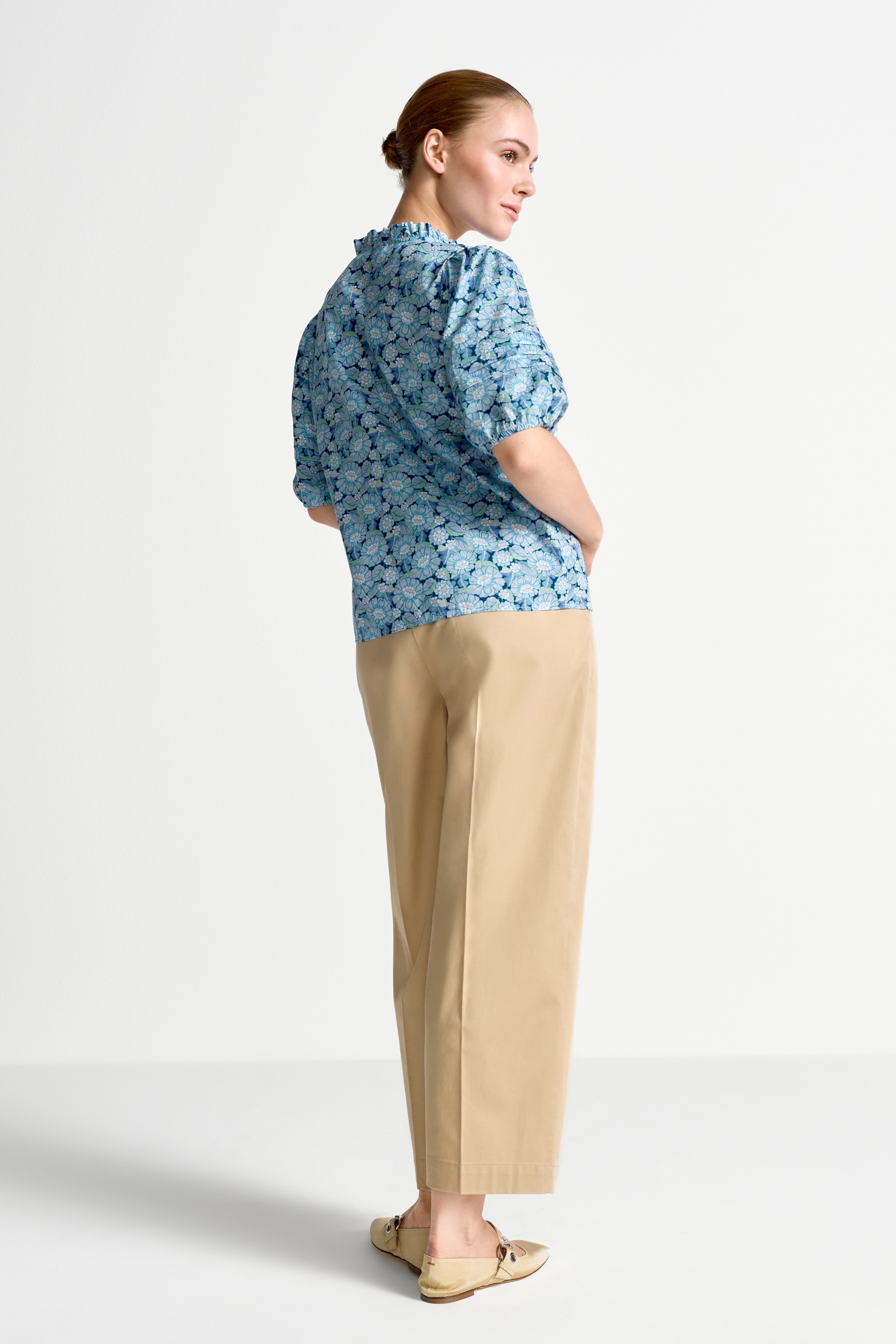 RICHROYAL Blusentop im Liberty-Blumendruck