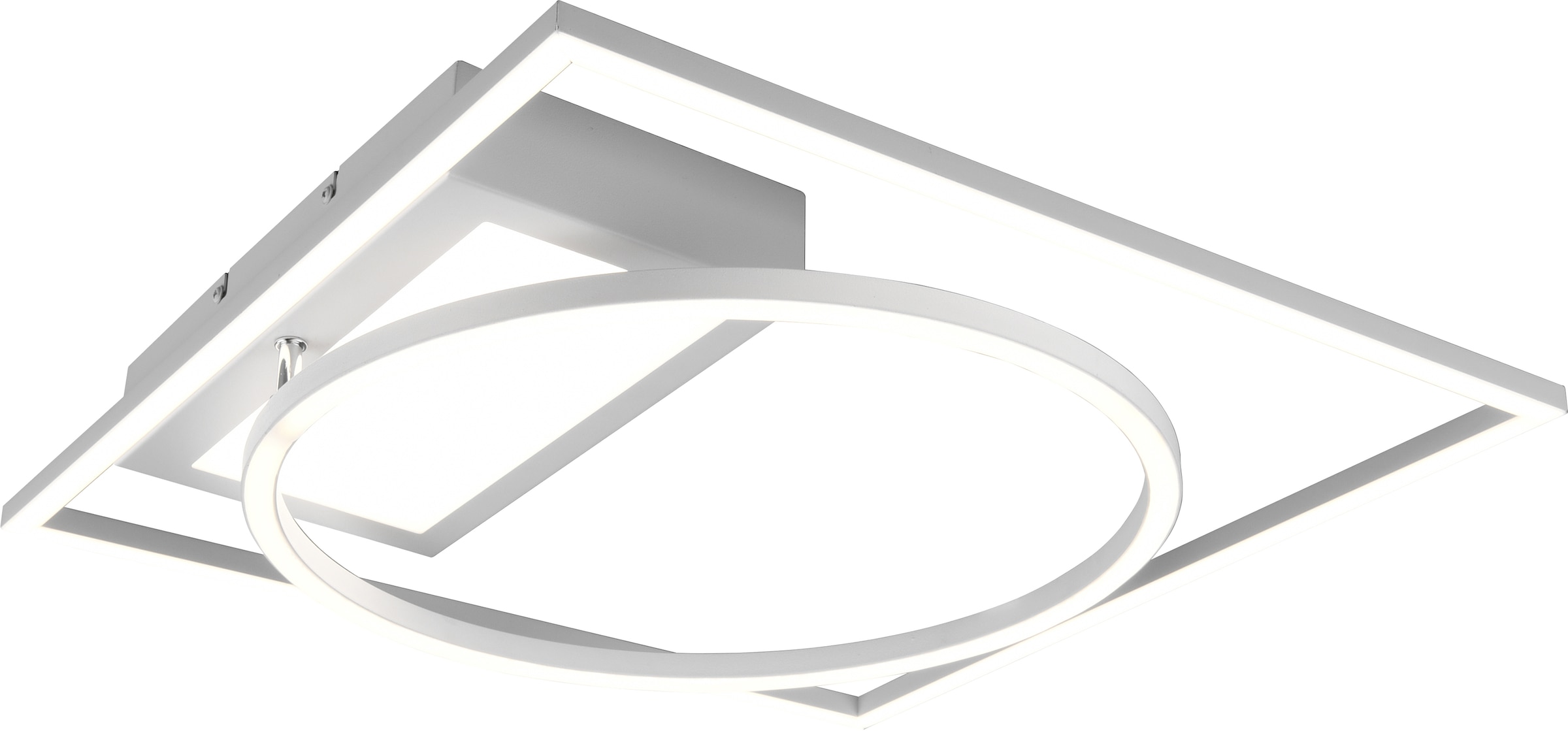 TRIO Leuchten LED Deckenleuchte »Downey«, 1 flammig, Leuchtmittel LED-Modul | LED fest integriert, Lichtfarbe stufenlos einstellbar, Memory Funktion, intgrierter Dimmer