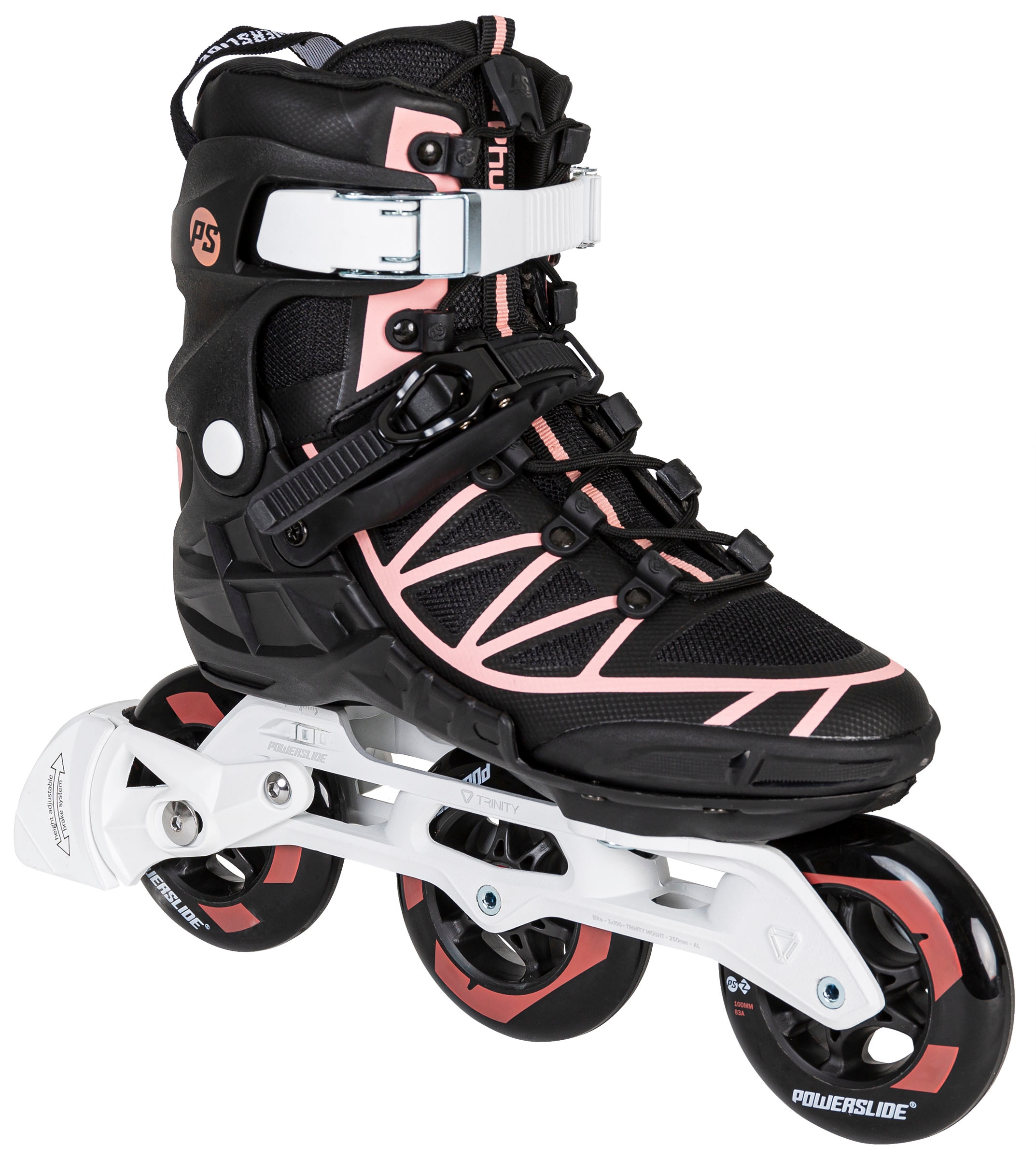 Inlineskates »Phuzion Argon Coral 100«