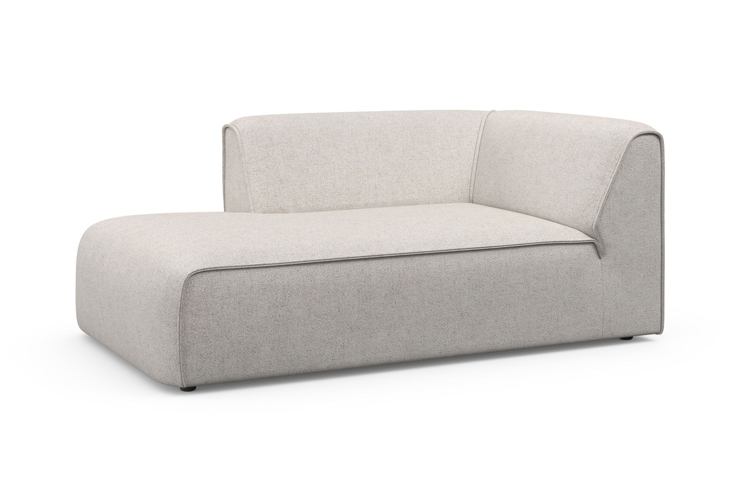 RAUM.ID Ottomane »Merid Chaiselongue, Maße B/T/H: 100/162/70 cm«, als Modul oder separat verwendbar, für individuelle Zusammenstellung