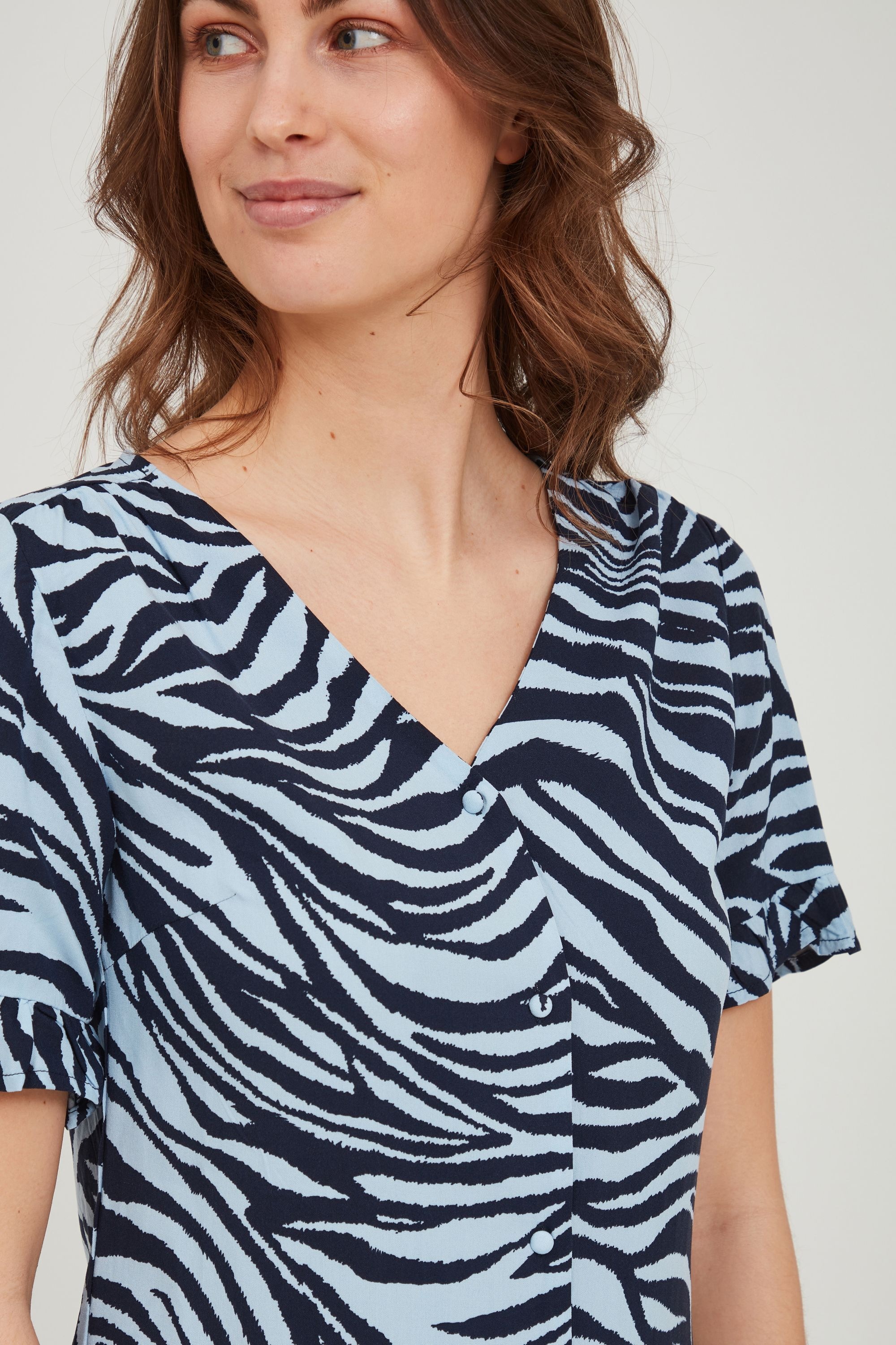 fransa Sommerkleid »Sommerkleid FRAlzebra«