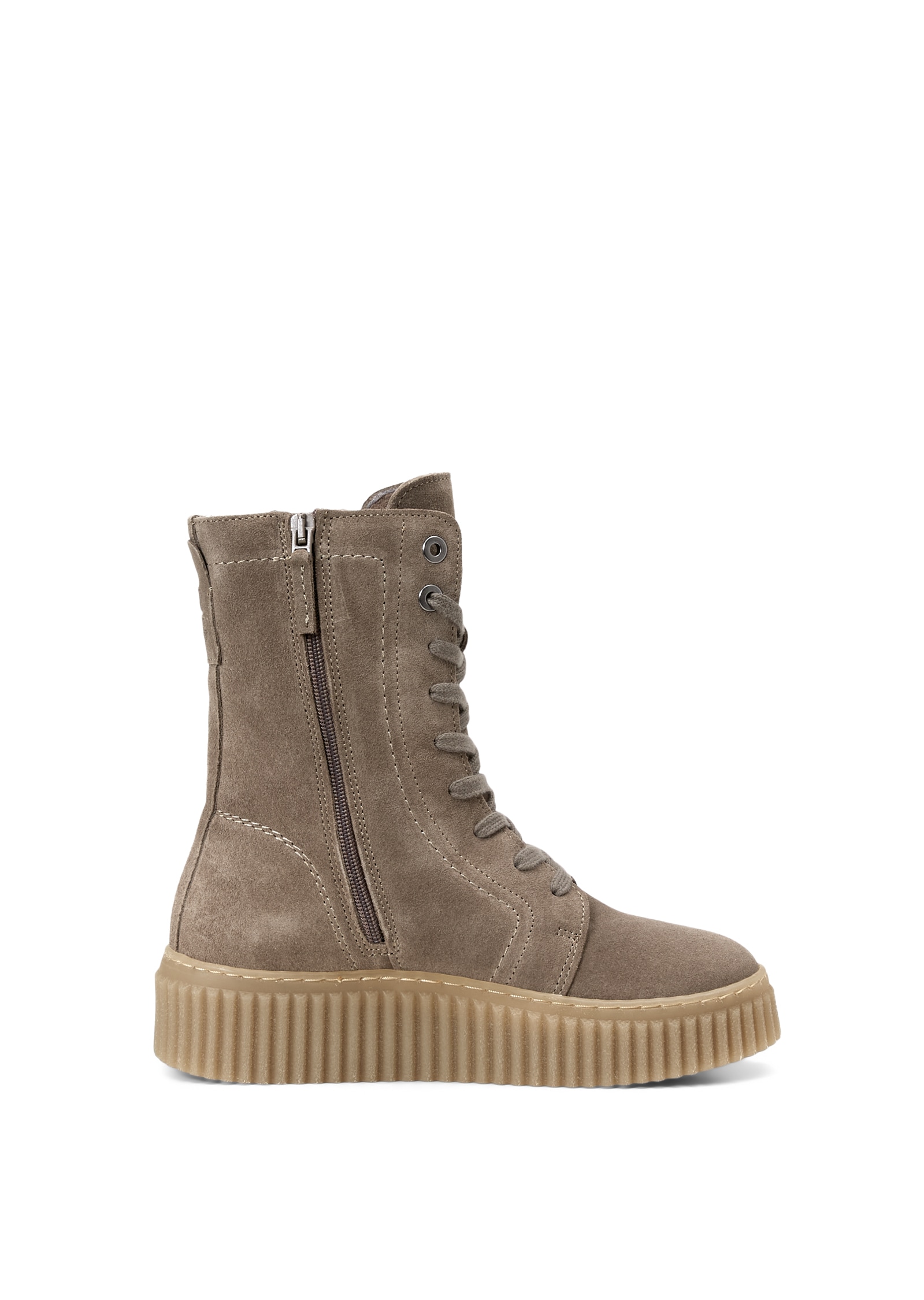 Marc O'Polo Schnürboots »Model Bianca 55«  Schnürstiefelette, Plateauboots mit Ziernähte