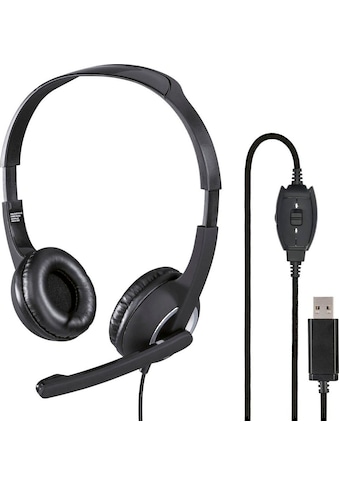 PC-Headset »PC-Office-Headset "HS-USB250", Stereo, Schwarz Headset«
