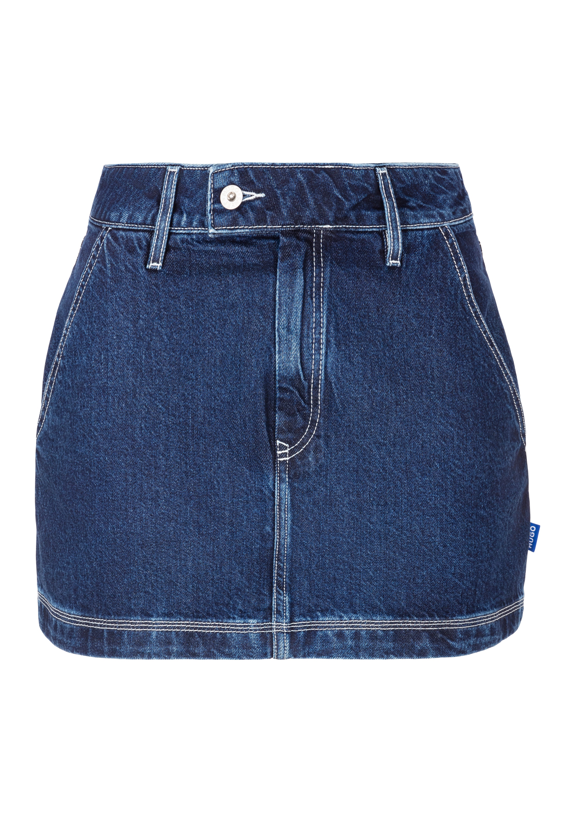 HUGO Blue Minirock »Garalia«, mit Kontrastnähten