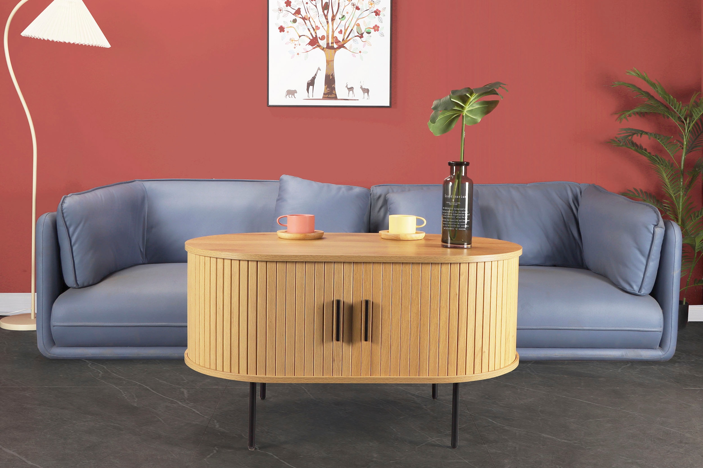 Home affaire Couchtisch 2 Schiebetüren