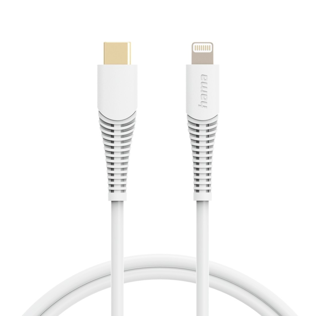 Hama USB-Kabel »Ladekabel, USB-C - Lightning, 1,5 m, Weiß« Lightning USB-C 150 cm Datenübertragung, Schnellladefunktion