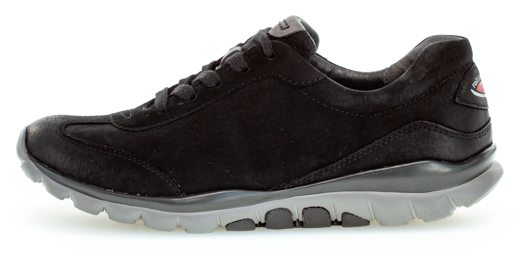 Gabor Rollingsoft Keilsneaker, mit Logoschriftzug an der Ferse, Freizeitschuh, Halbschuh, Schnürschuh