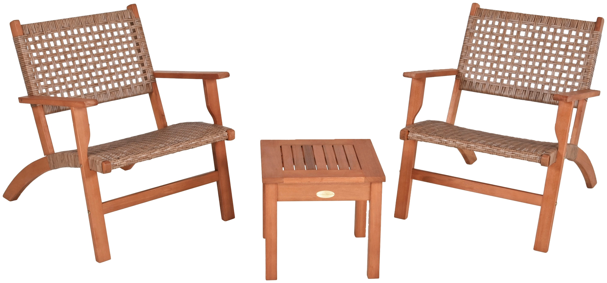 Garden Pleasure Balkonset »Sonora«, (3 tlg.), Teak-Look