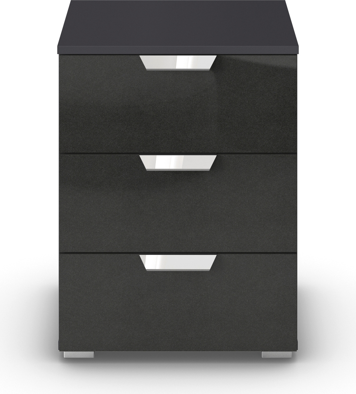 rauch Nachtkommode »Glamour by Aditio«, mit Hochglanzfront, 3 Schubladen mit Softclose-Funktion