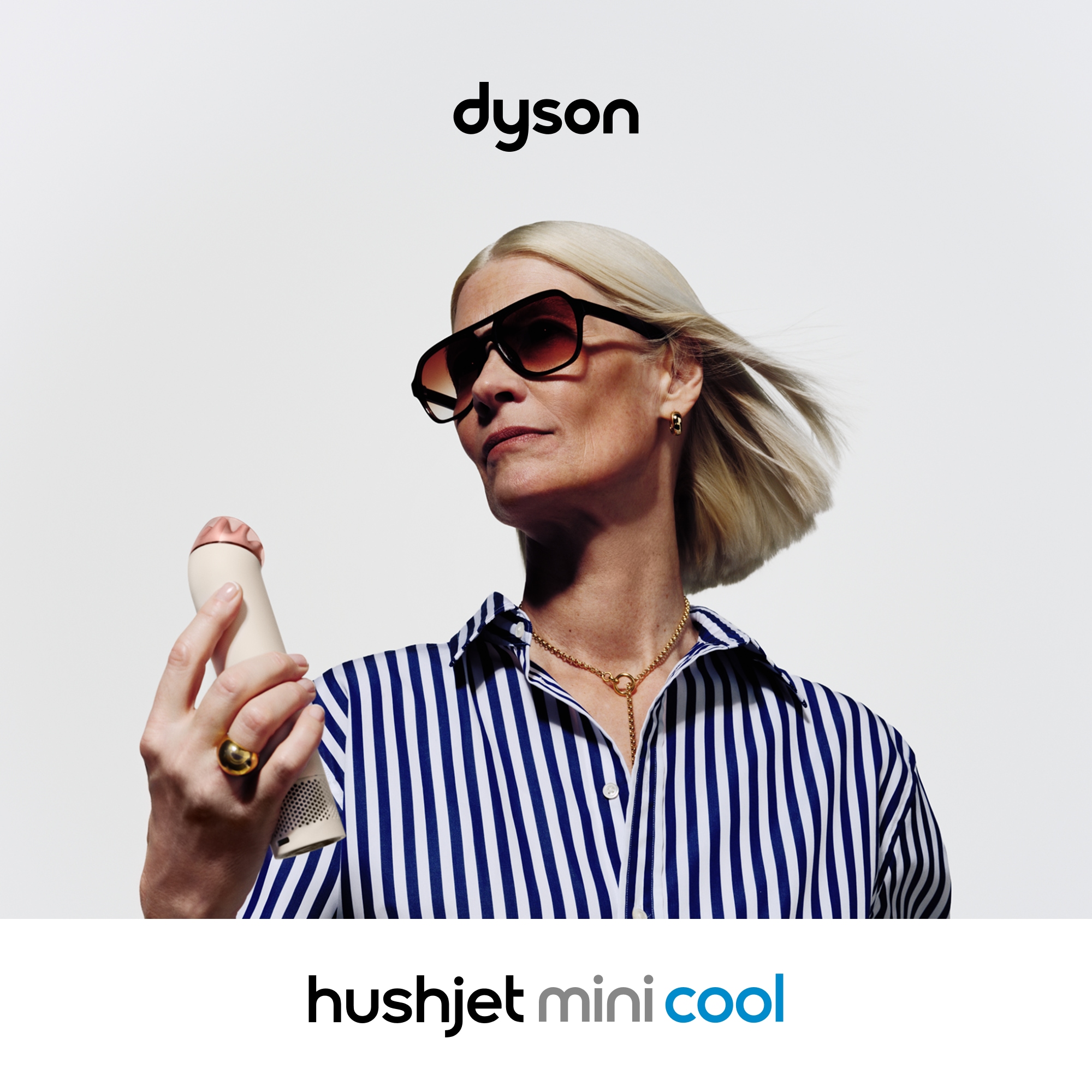 DYSON Handventilator »HushJet Mini Cool« 360° drehbare bladeless Düse, leise, mobil, 5 Luftstufen, Boost-Modus