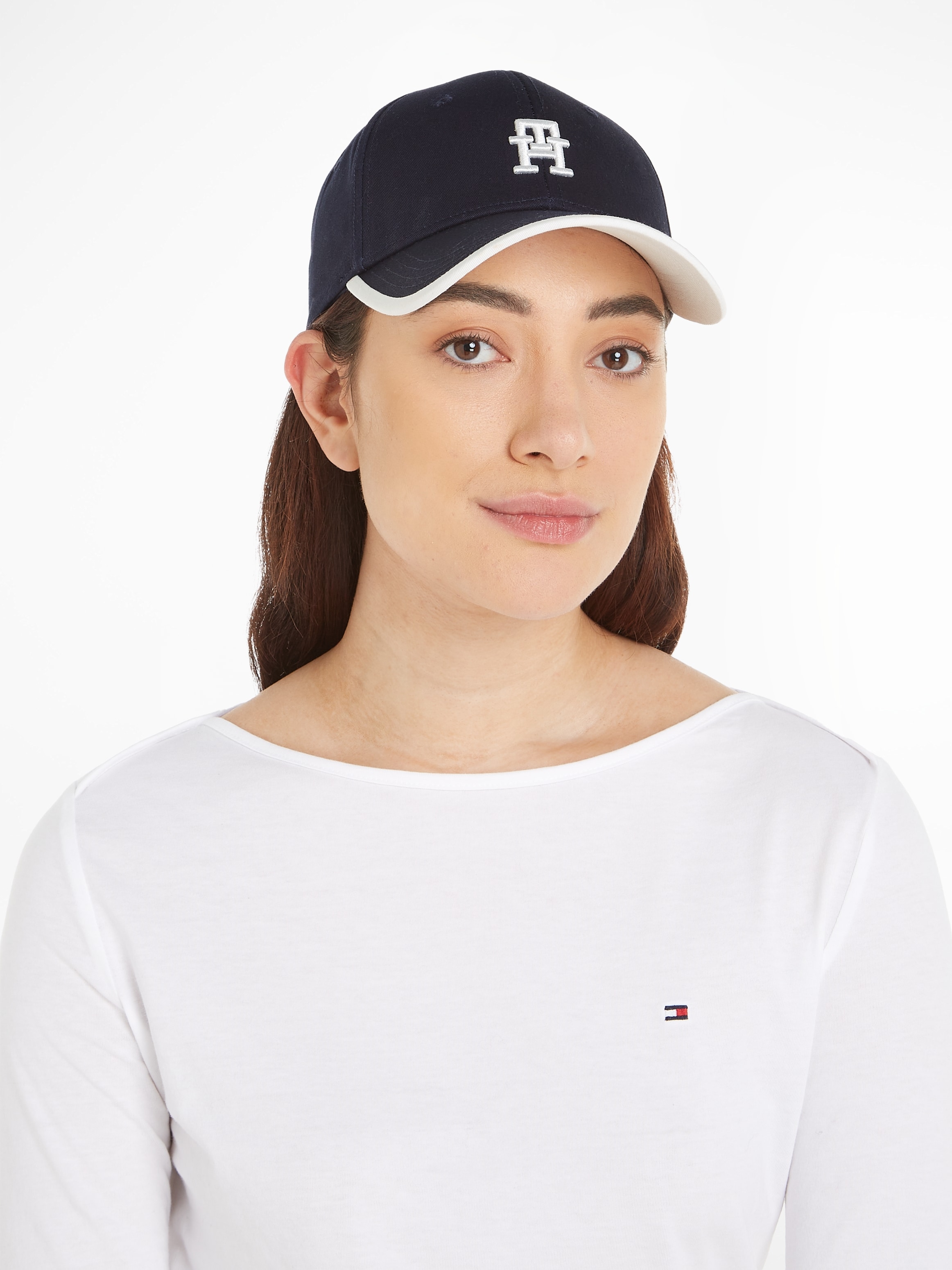Tommy Hilfiger Baseball Cap »TH CONTEMPORARY CAP«, mit farblich abgesetzten Kontraststreifen