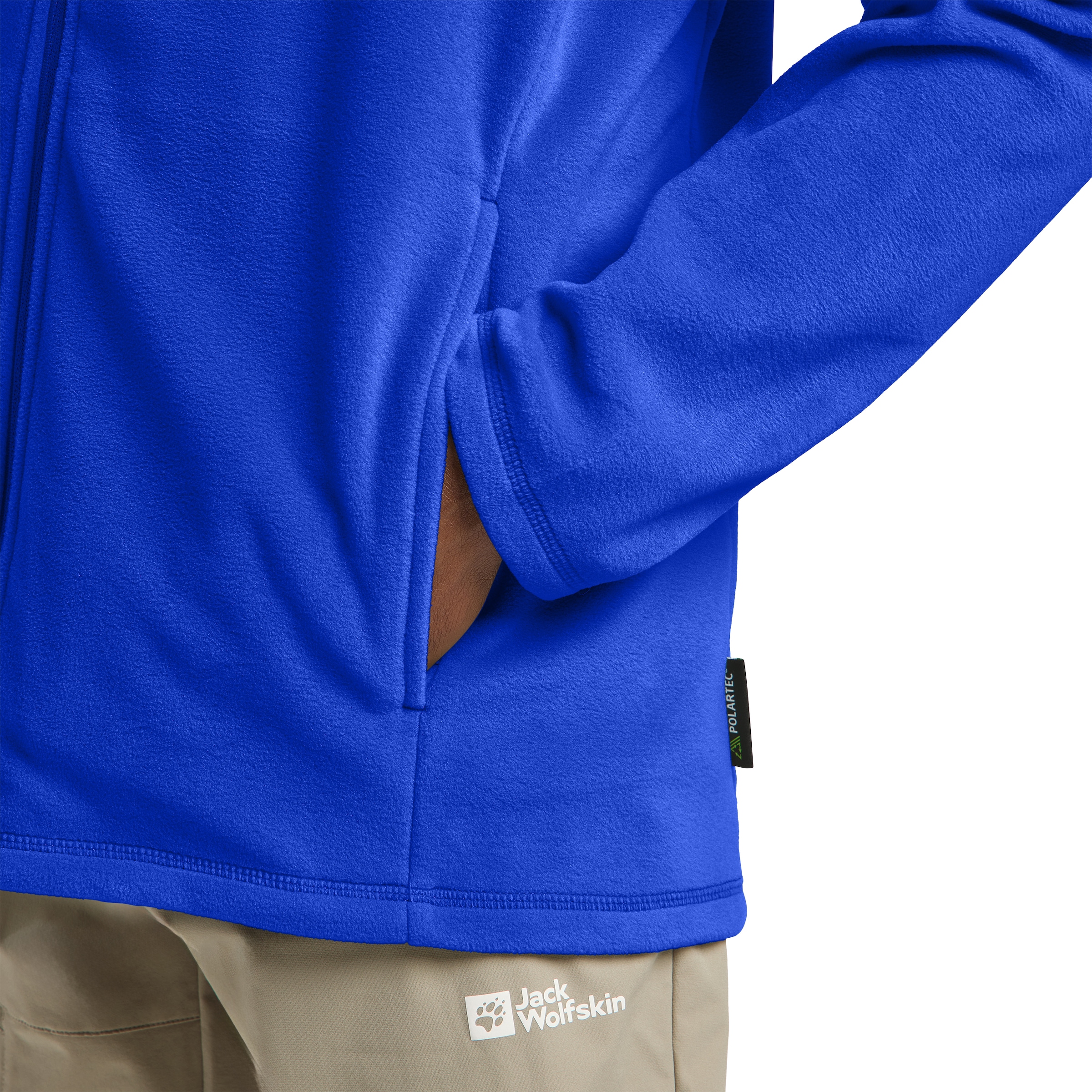 Jack Wolfskin Fleecejacke »TAUNUS FZ M«, leichter, dehnbarer, atmungsaktiver Midlayer