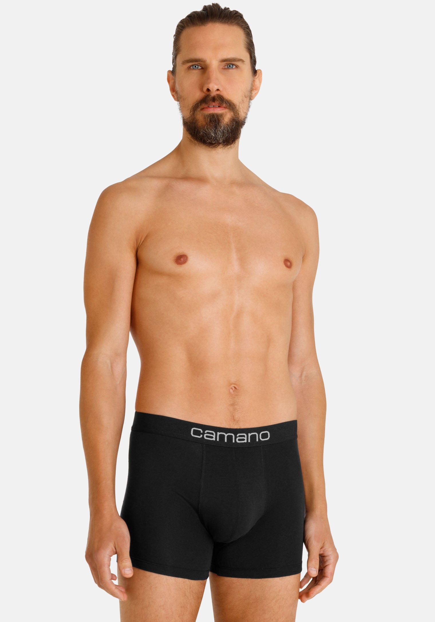 Camano Boxershorts »comfort« 6er Pack,  mit Stretch-Logobund