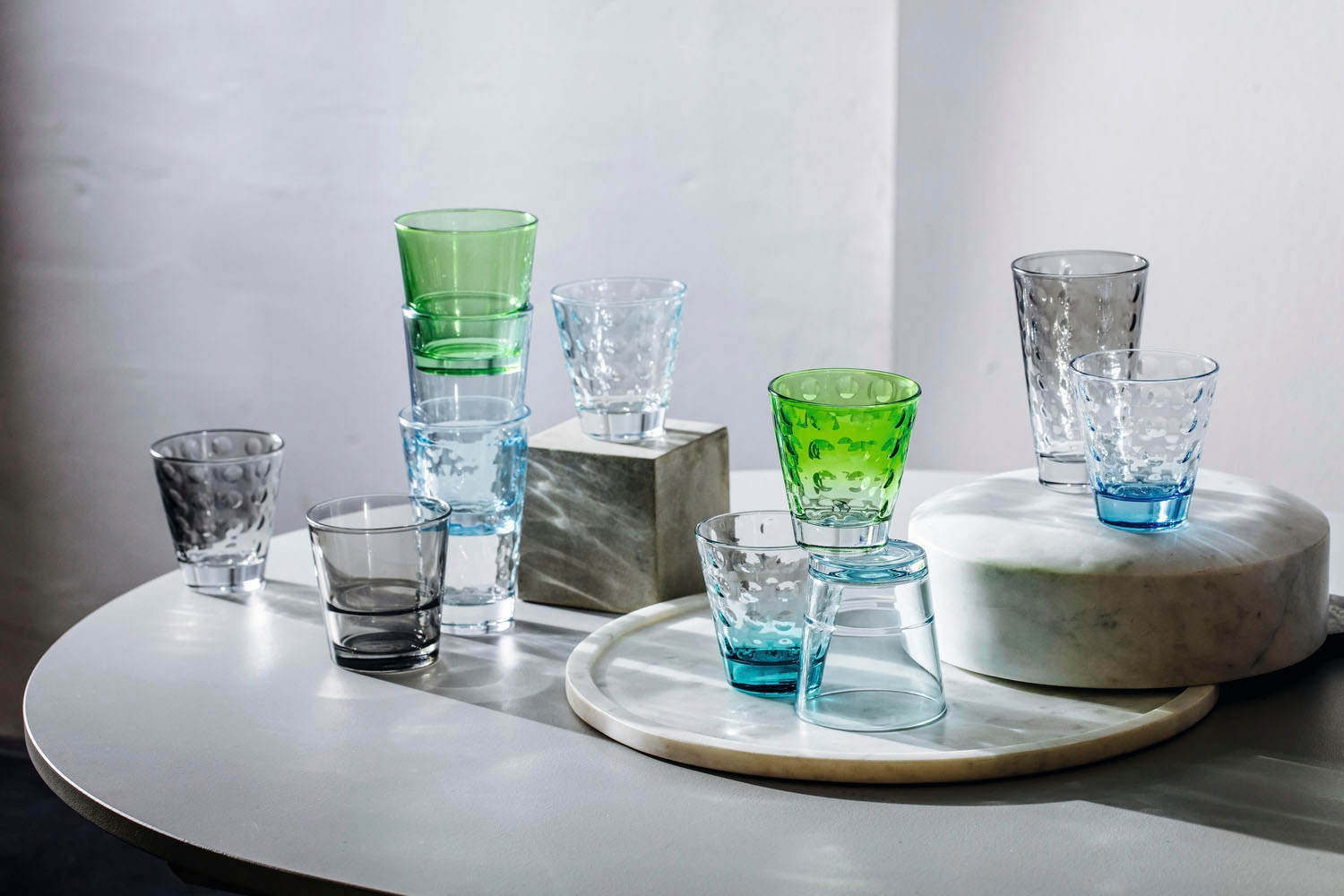 LEONARDO Longdrinkglas »OPTIC«, (Set, 6 tlg.), 300 ml, 6-teilig