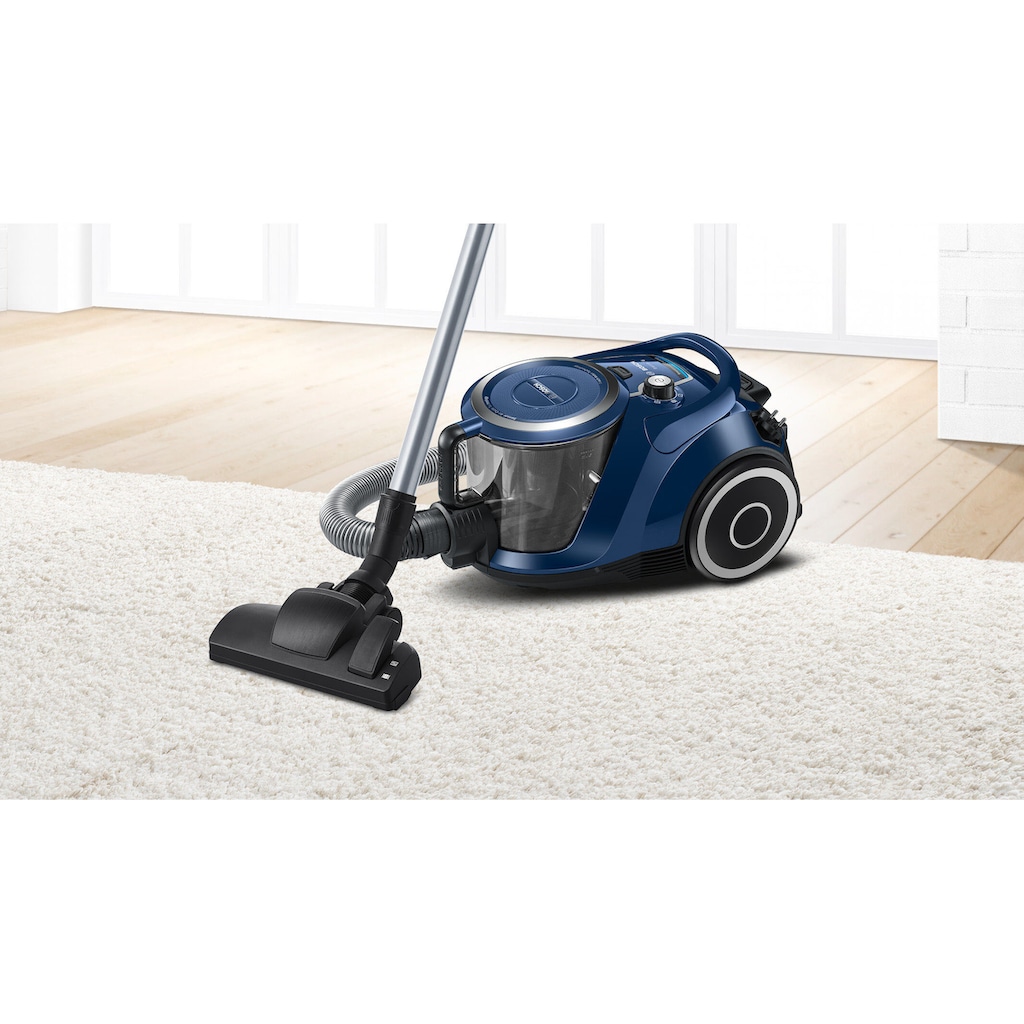 BOSCH Bodenstaubsauger »BGC41X36, Serie 6, 600 W, blau«, 700 W, beutellos