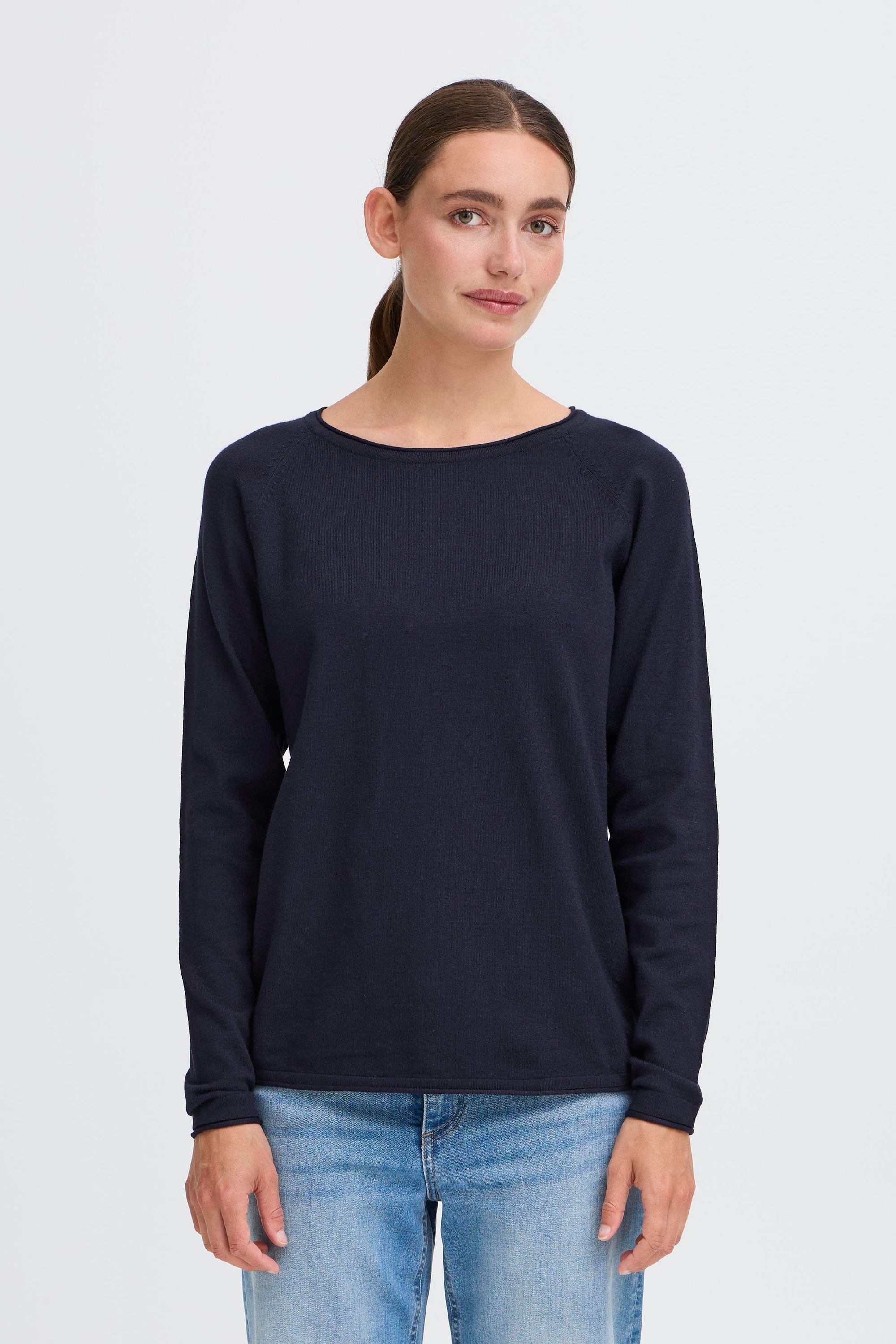 OXMO Strickfleece-Pullover »Strickpullover OXFKEANA«