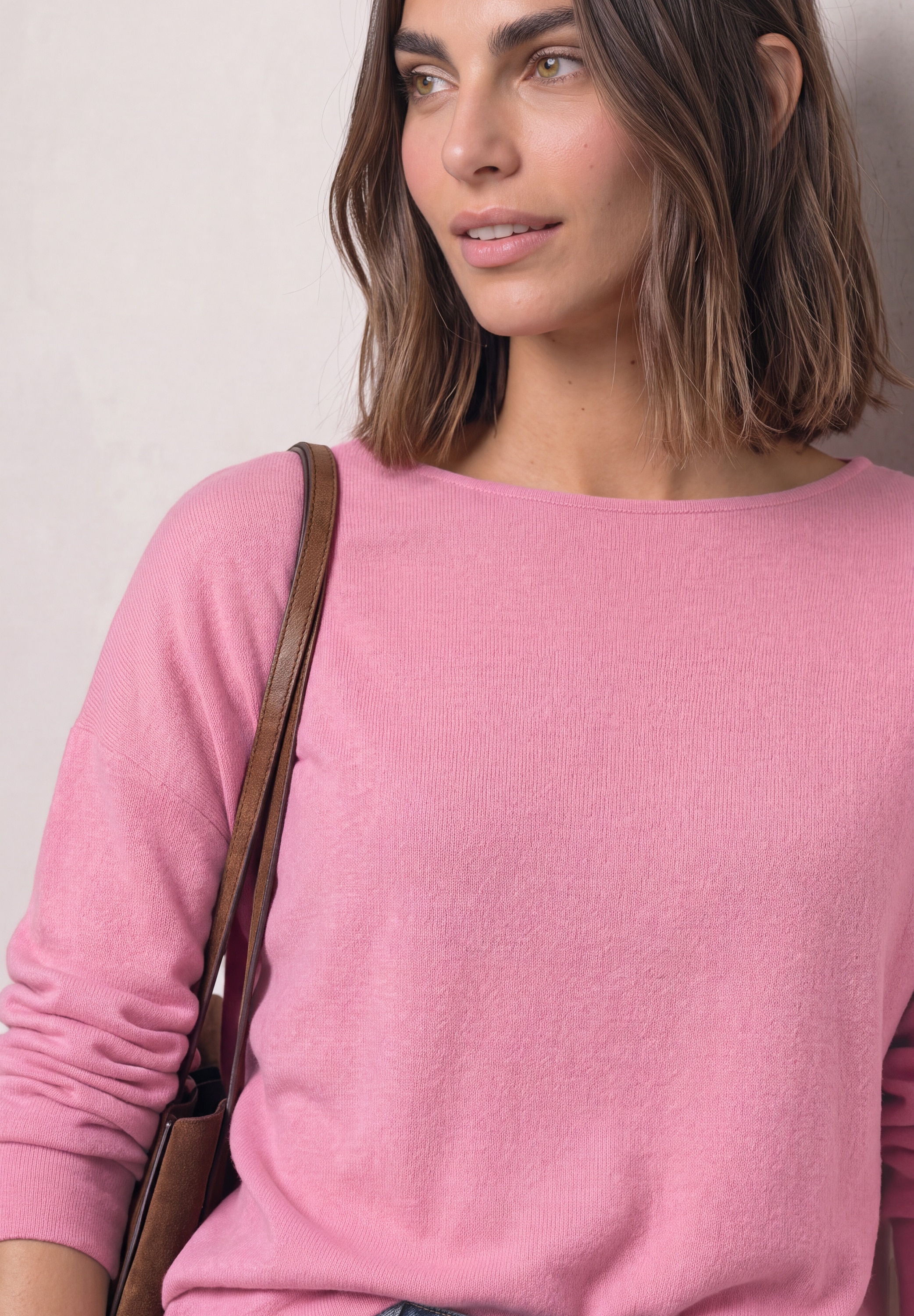 STREET ONE Langarmshirt mit Elastikbund