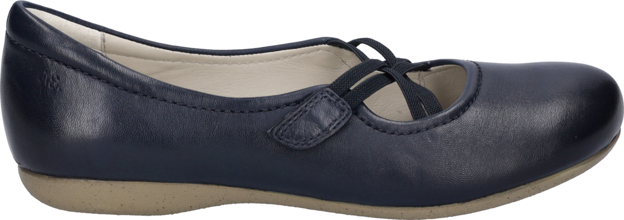 Josef Seibel Riemchenballerina »Fiona 39«  Festtagsschuh, Slipper, Komfortschuh mit überkreuztem Gummizug