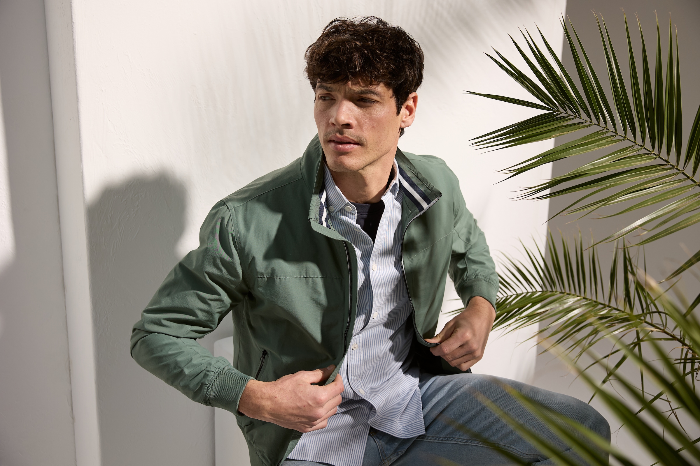 ALPENBLITZ Blouson »Brügge« Übergangsjacke im  casualer Stil,  mit Stehkragen