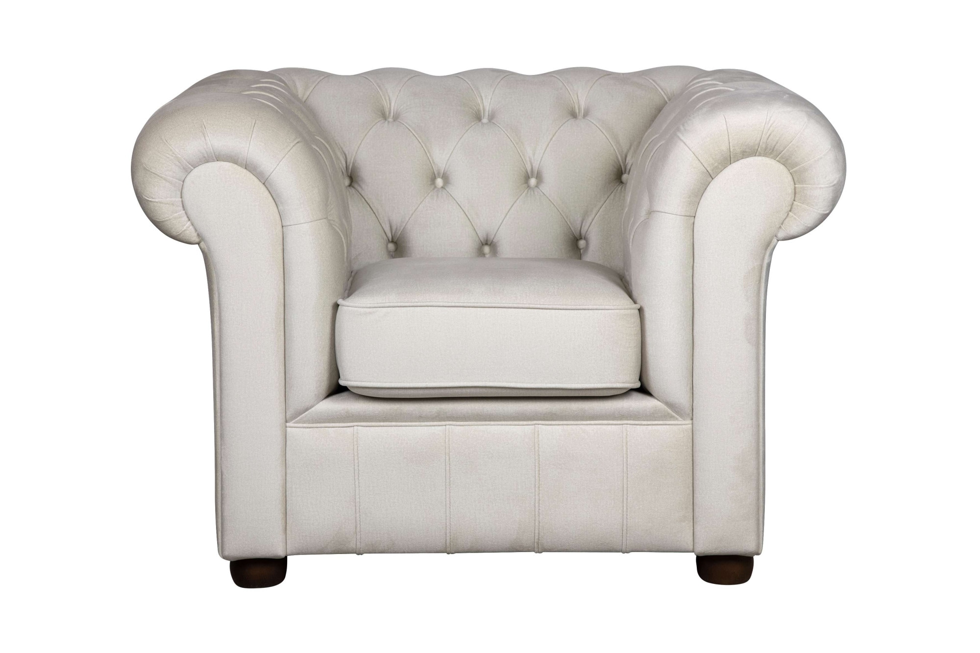 Home affaire Sessel »CHARENTE, Chesterfield, Wellenfederung, Maße B/T/H: 105/89/74 cm«, mit edler Knopfheftung und typischen Armlehnen