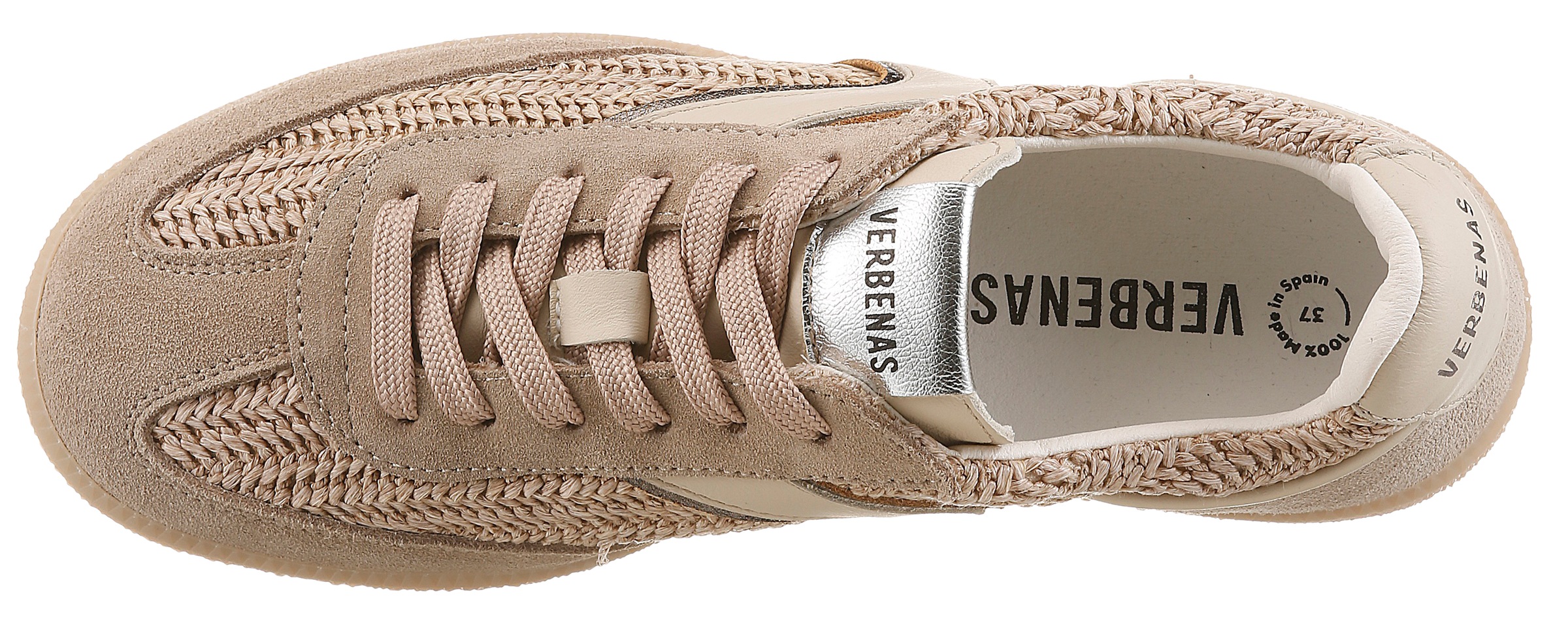 VERBENAS Sneaker »SOUND TROPIC«  Retrosneaker, Schnürer, Freizeitschuh mit Flechtbesatz